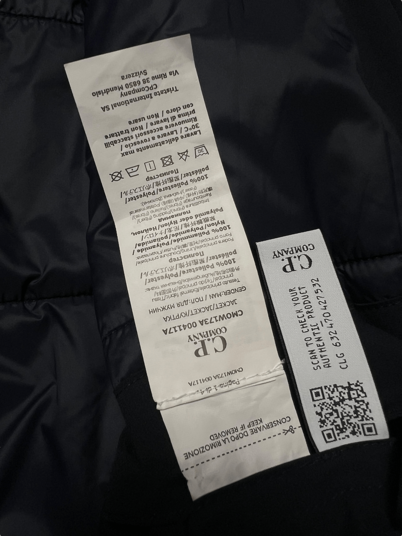 VESTE C.P COMPANY PRO - TEK PRIMALOFT - NB08 SHOP