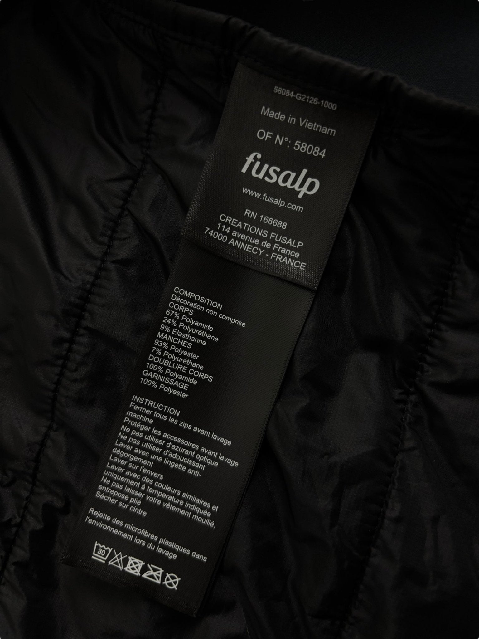 VESTE FUSALP - NB08 SHOP