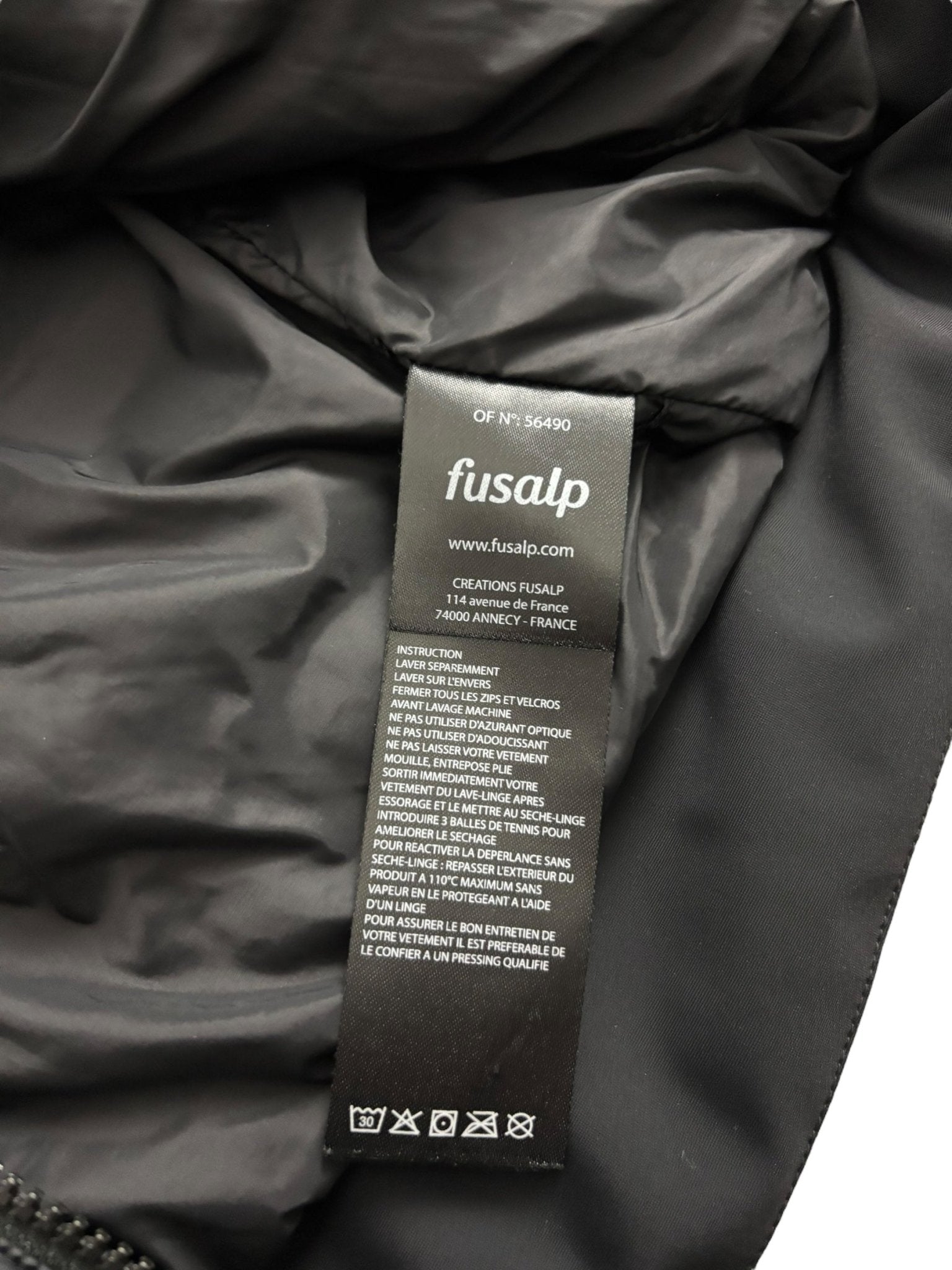 VESTE FUSALP - NB08 SHOP