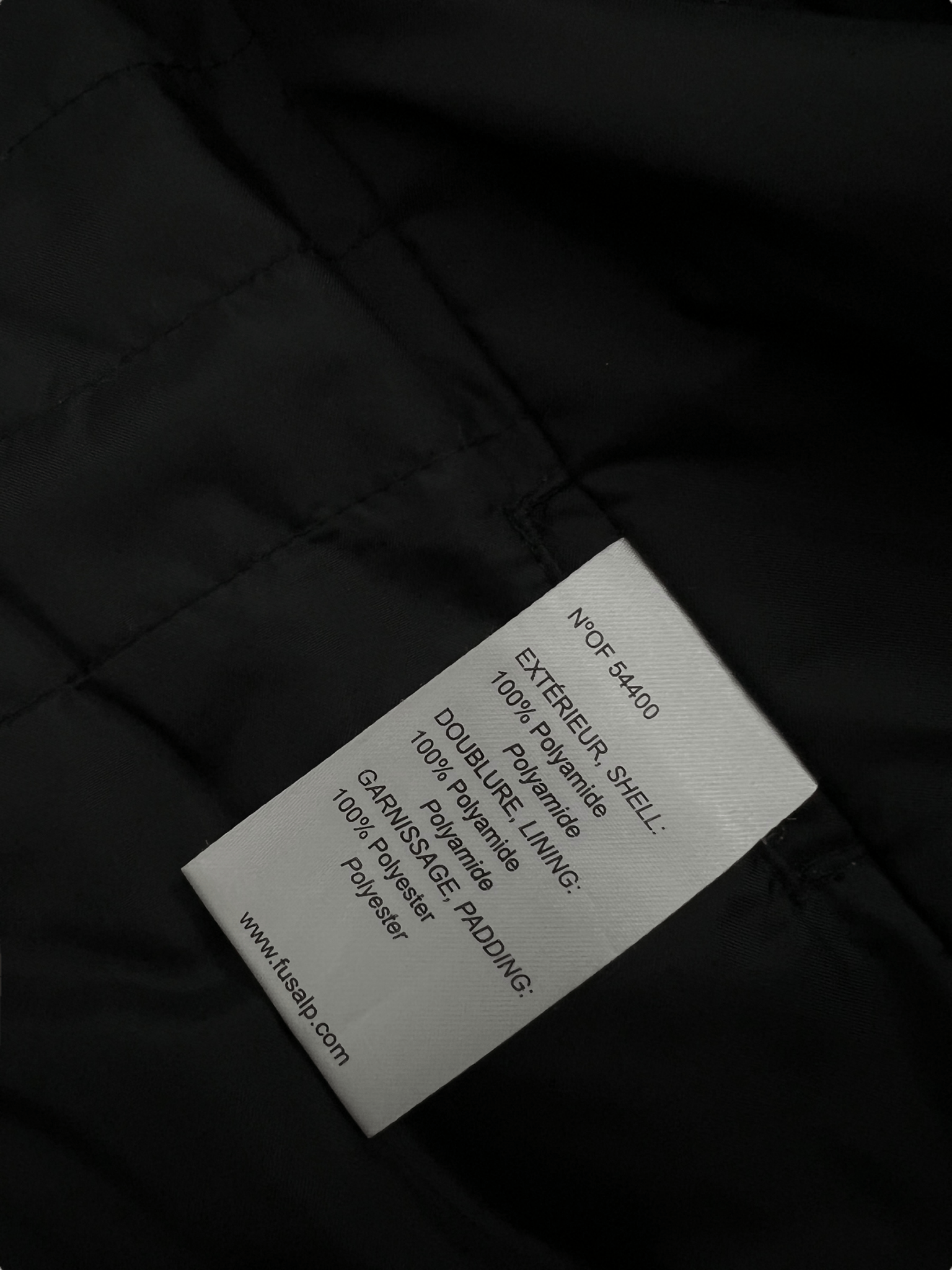 VESTE FUSLAP - NB08 SHOP