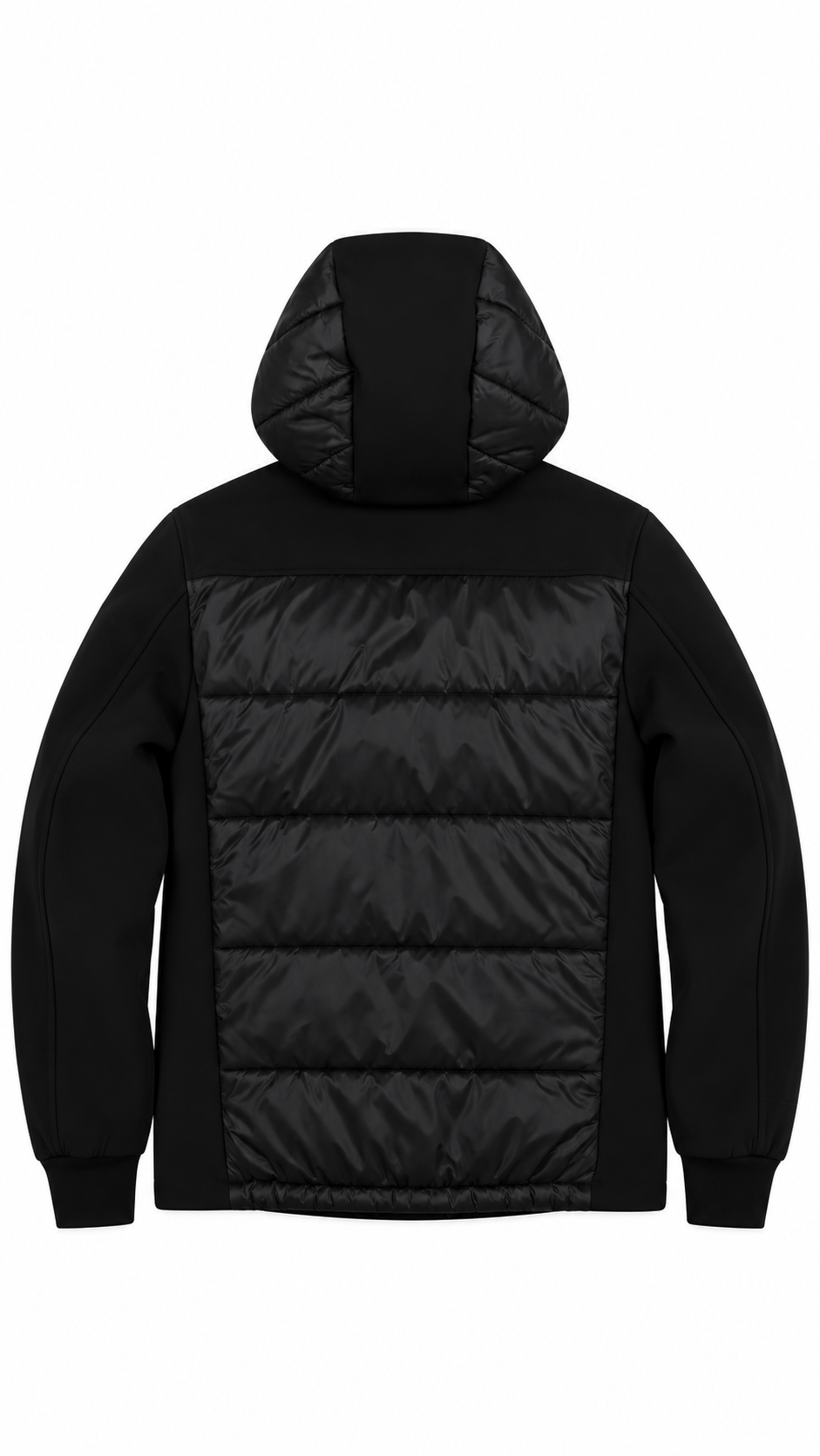 Veste Hybride à Capuche C.P Company Junior Shell-R Noir Taille 12 ans – vue de dos – NB08 Shop