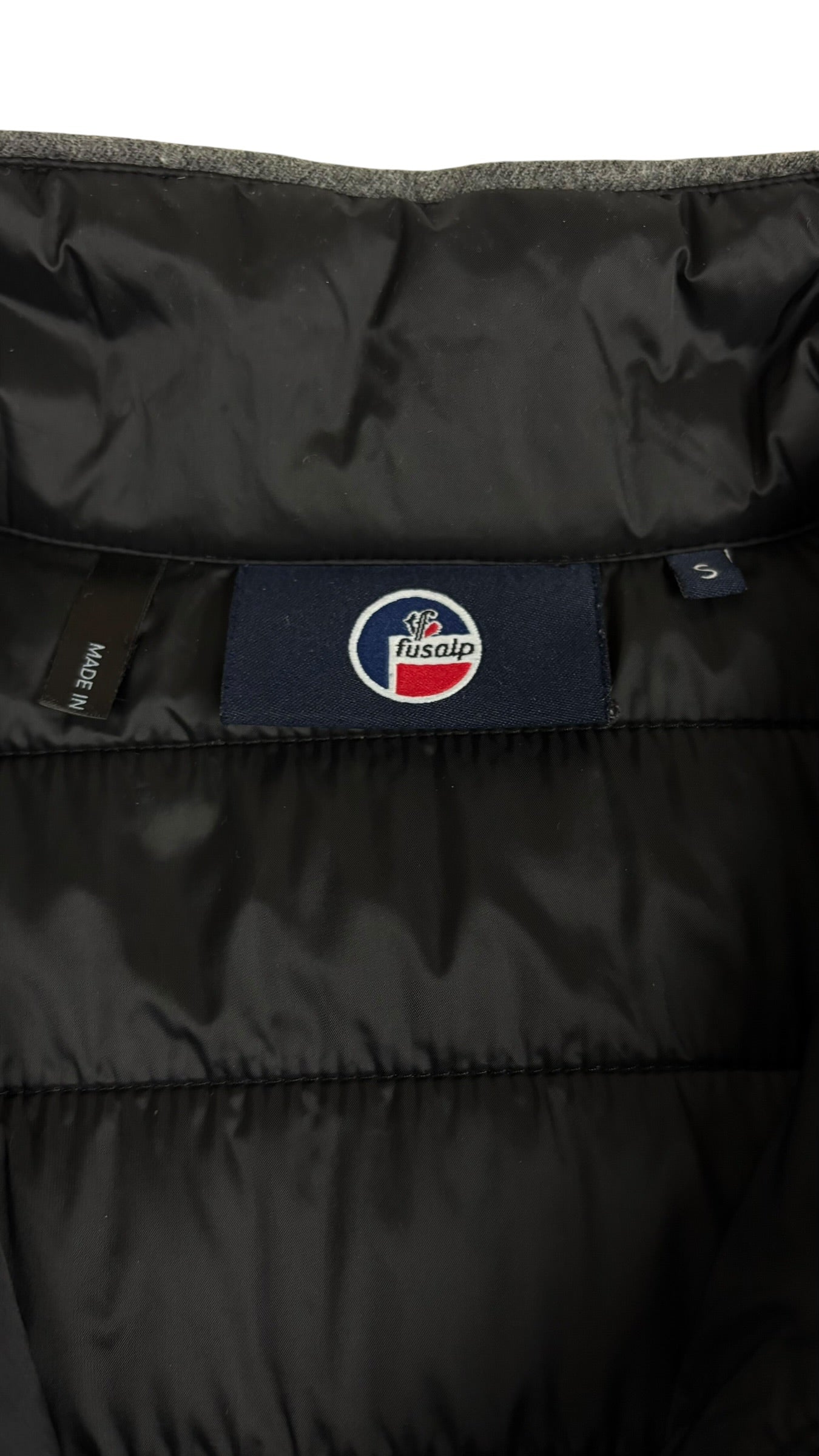 Veste Hybride Fusalp gris noir taille S - vue 3/4