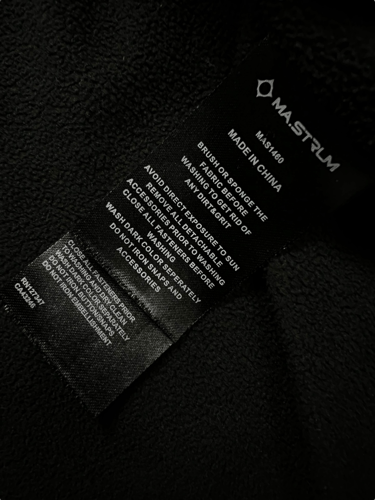 VESTE MA.STRUM TWO - PLY RIPSTOP - NB08 SHOP