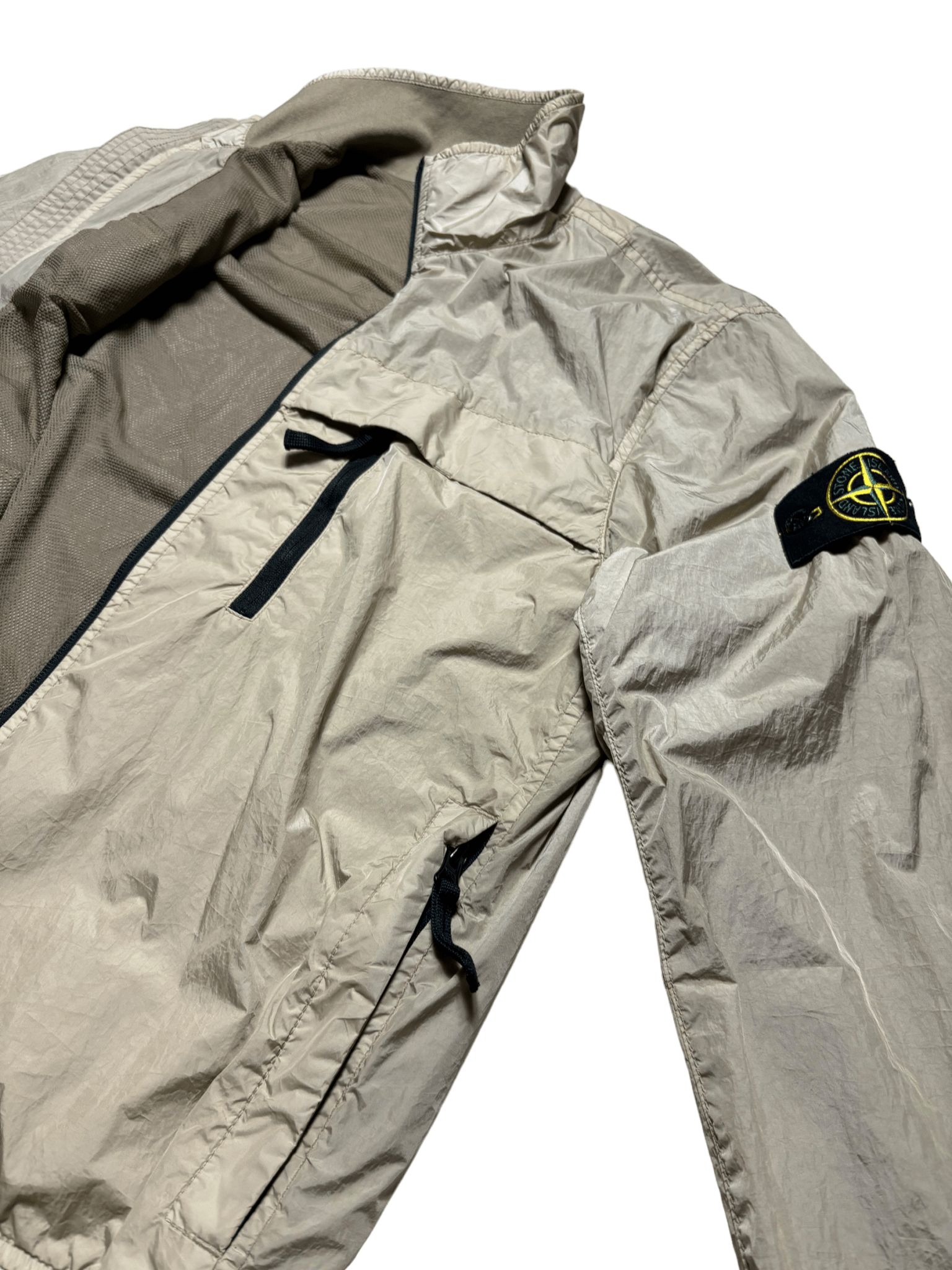 VESTE STONE ISLAND GARMENT DYED CRINKLE REPS R - NY - NB08 SHOP