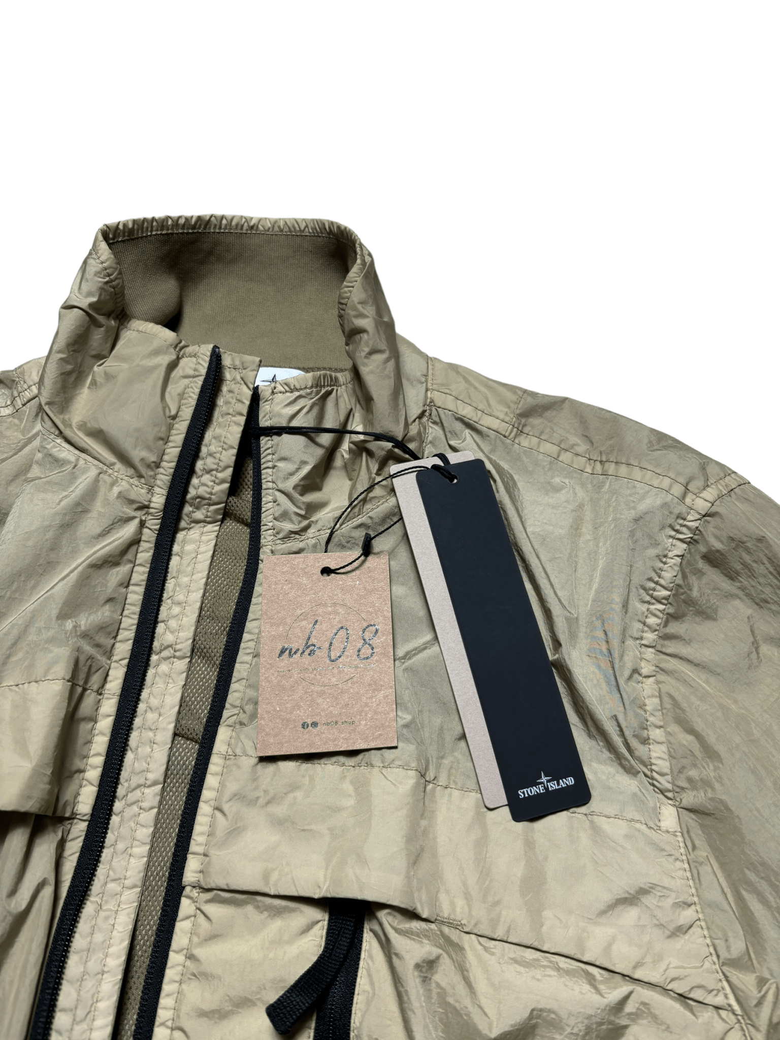 VESTE STONE ISLAND GARMENT DYED CRINKLE REPS R - NY - NB08 SHOP