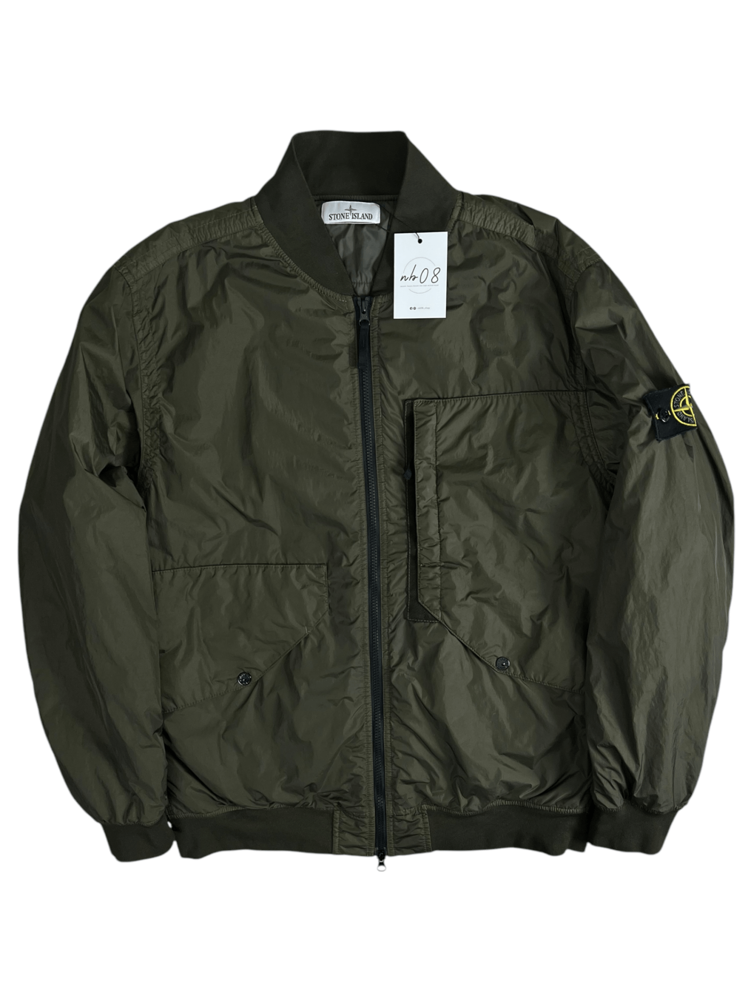 VESTE STONE ISLAND GARMENT DYED CRINKLE REPS R - NY WITH PRIMALOFT - TC - NB08 SHOP