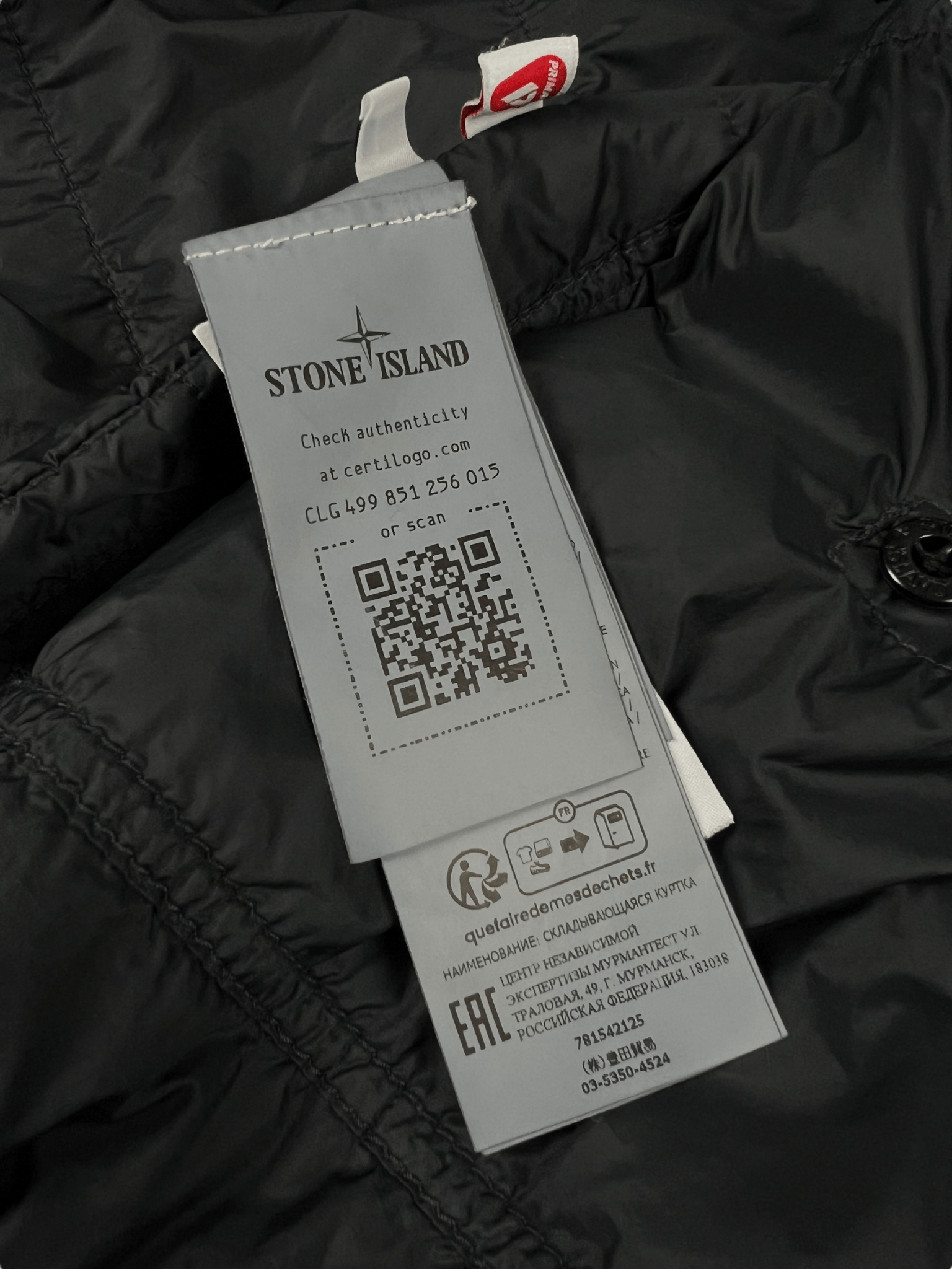 VESTE STONE ISLAND GARMENT DYED MICRO YARN WITH PRIMALOFT - NB08 SHOP