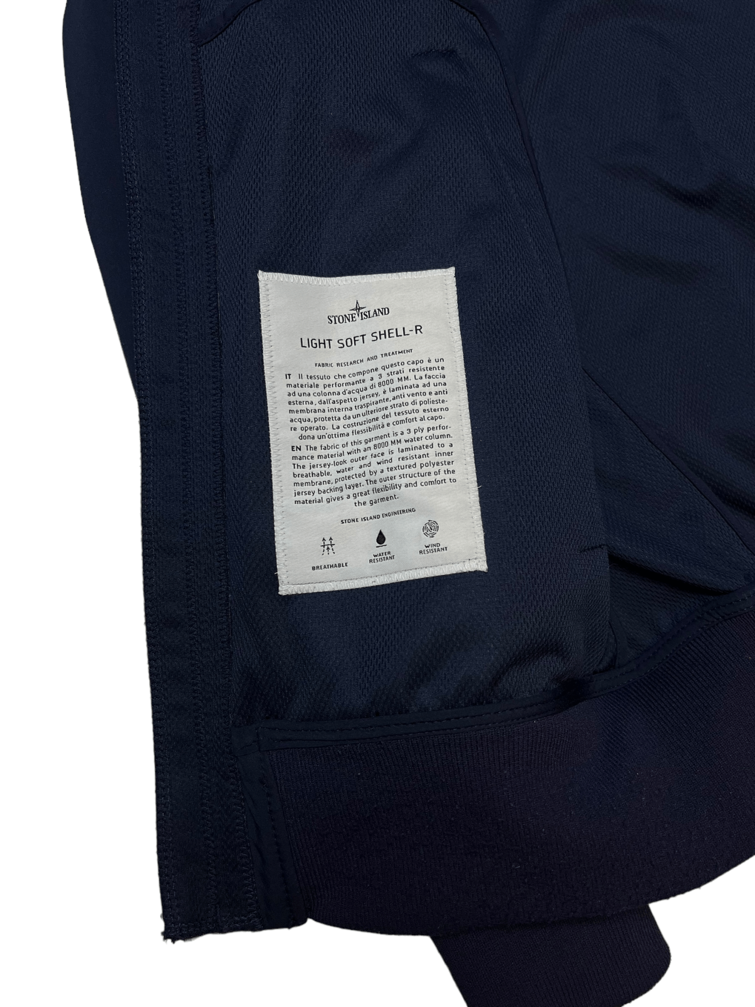 VESTE STONE ISLAND LIGHT SOFT SHELL - R - NB08 SHOP