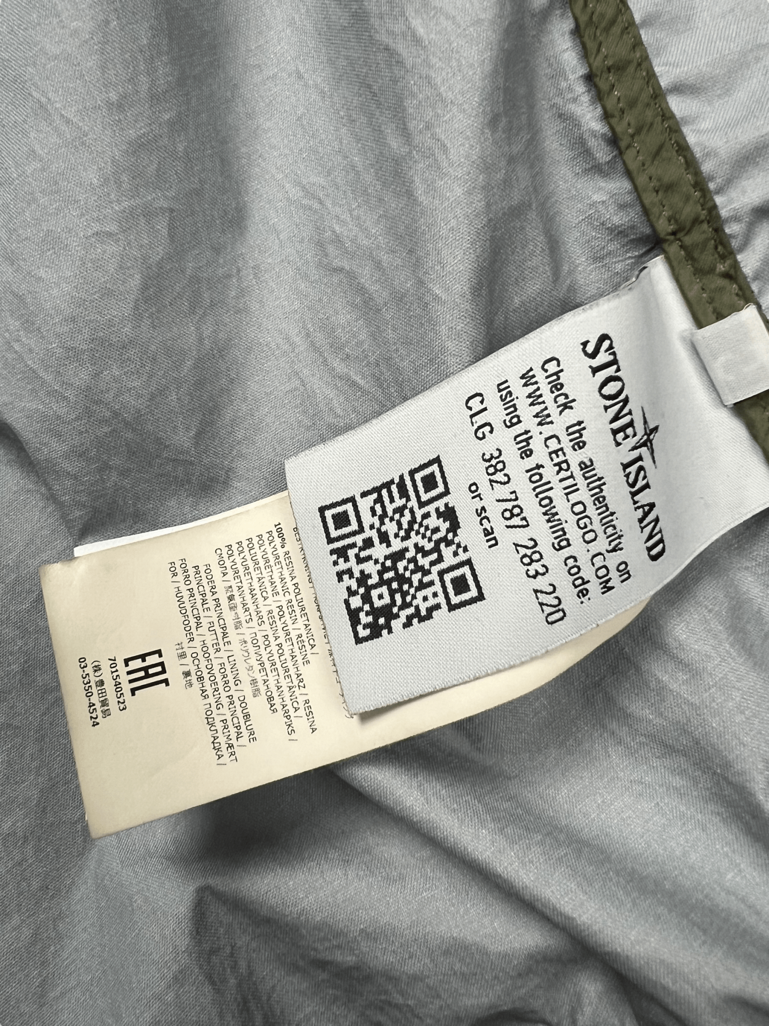 VESTE STONE ISLAND MEMBRANA 3L TC - NB08 SHOP
