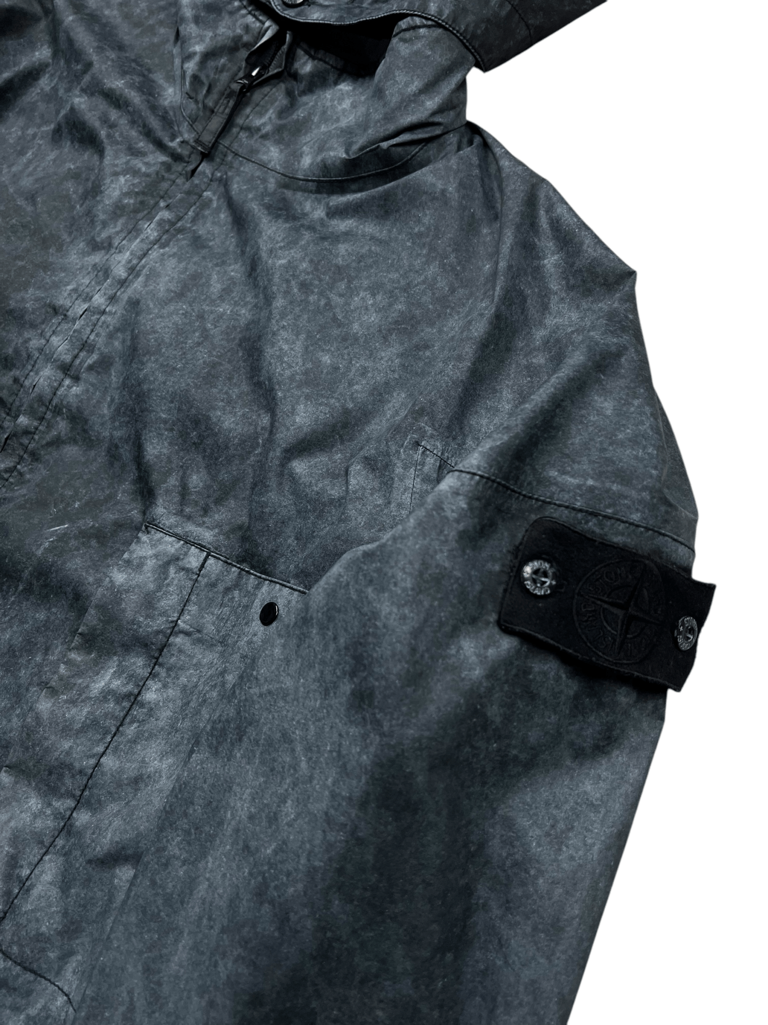 VESTE STONE ISLAND MEMBRANA 3L WHITH DUST COLOUR FINISH - NB08 SHOP