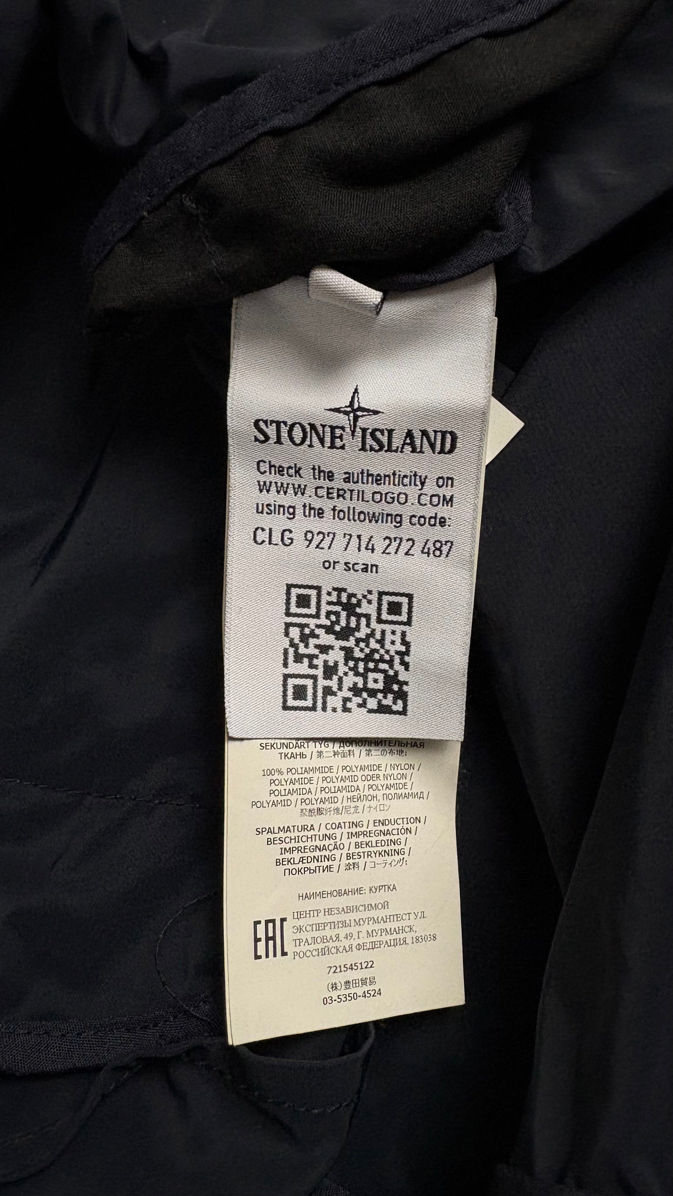 Veste Stone Island Micro Reps marine taille XL - vue 4/4