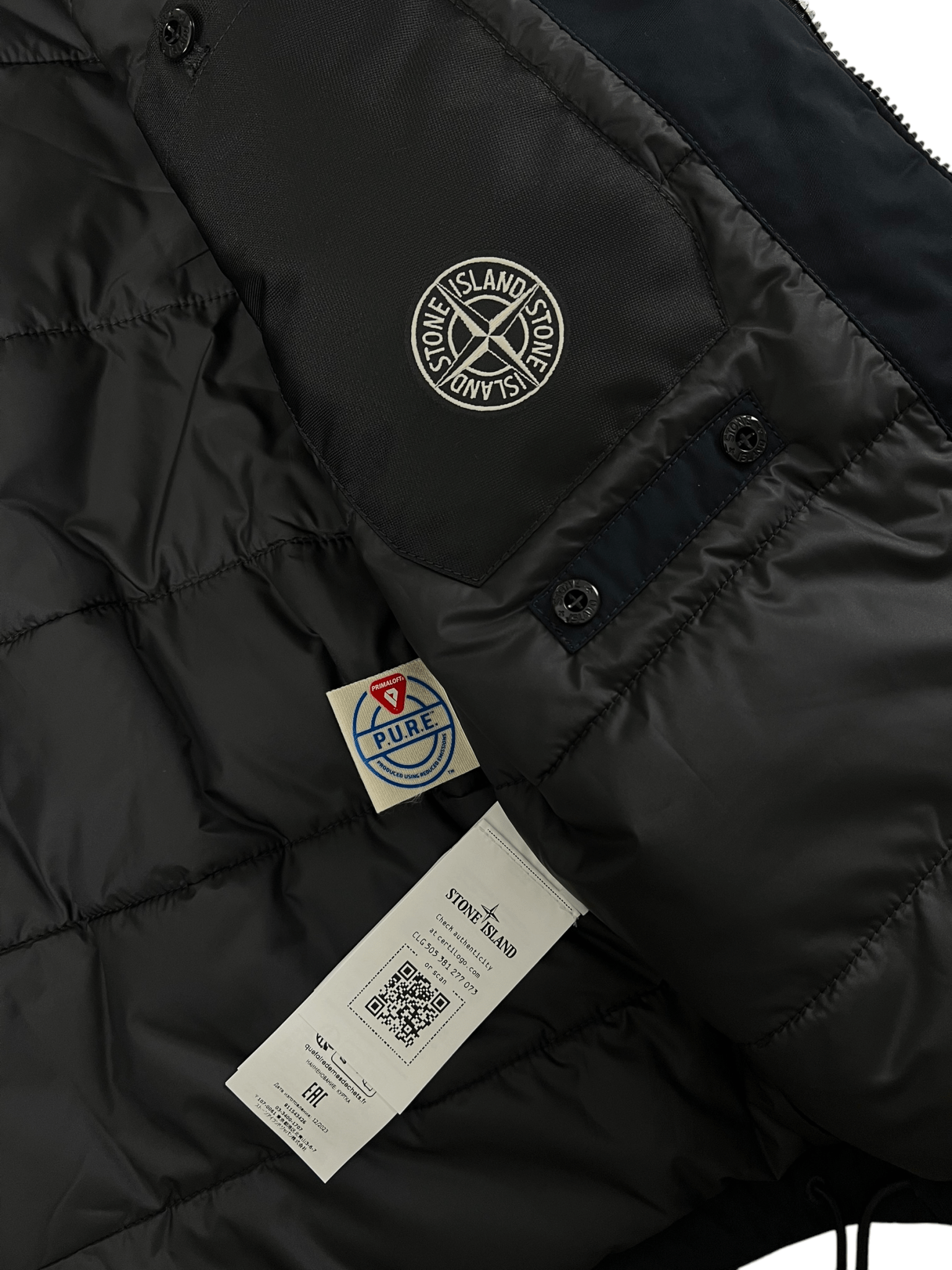 VESTE STONE ISLAND MICRO TWILL WITH PRIMALOFT - NB08 SHOP