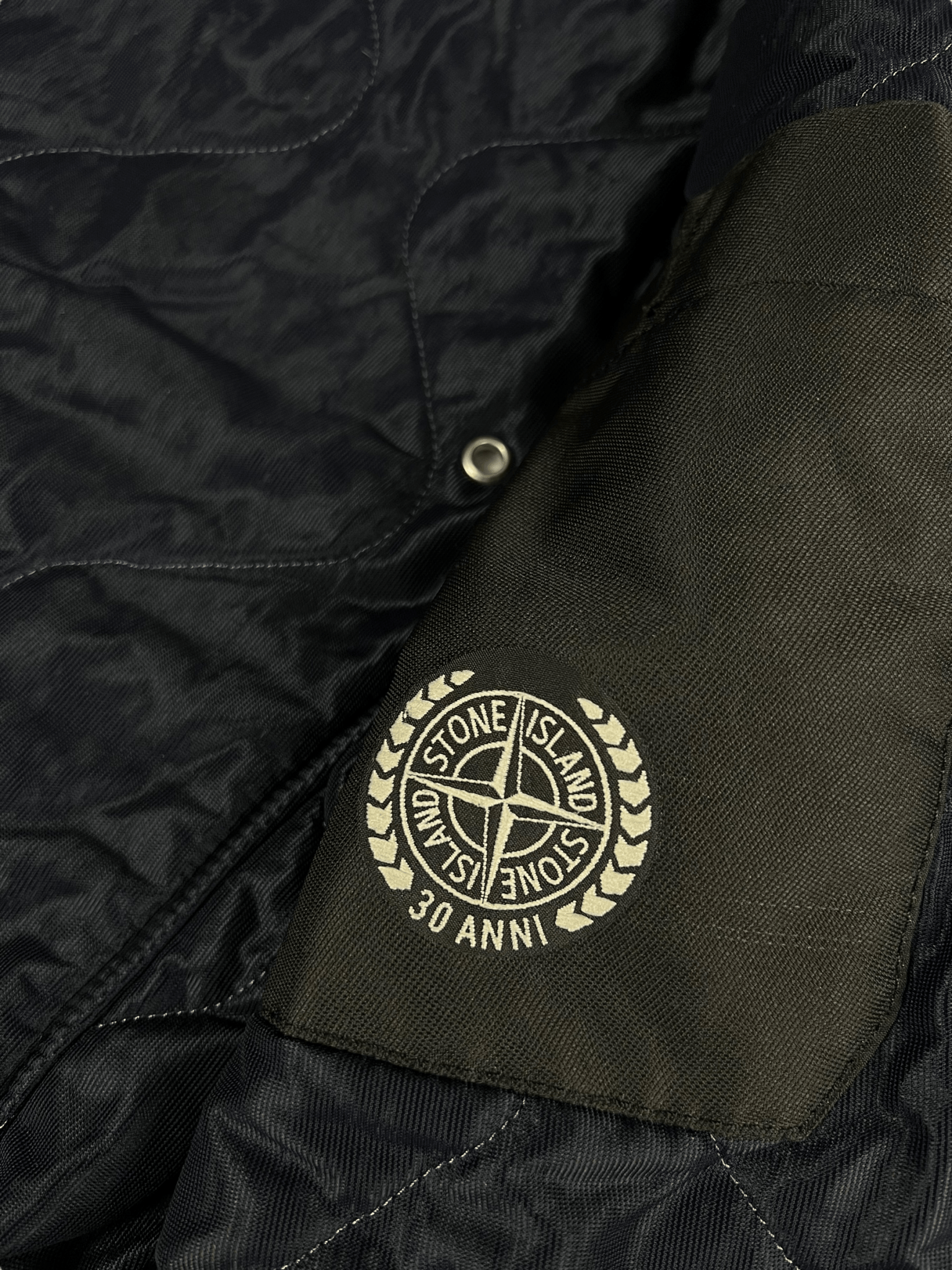 VESTE STONE ISLAND MUSSOLA GOMMATA 30 ANNI - NB08 SHOP
