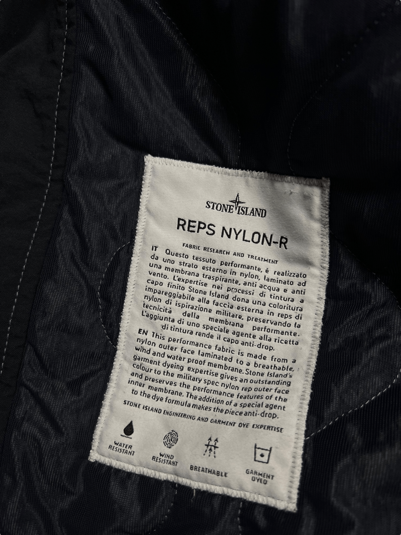VESTE STONE ISLAND REPS NYLON - R - NB08 SHOP