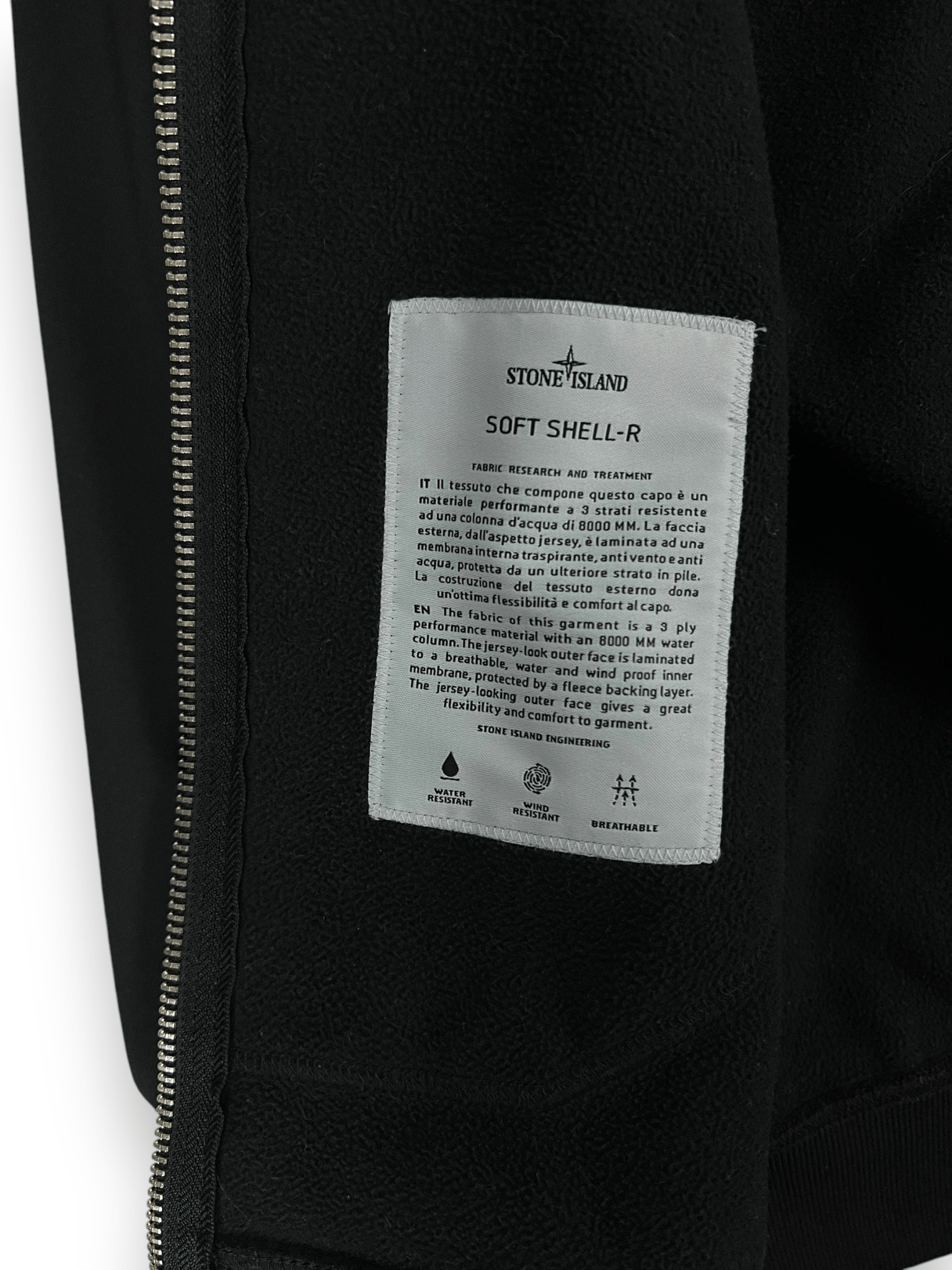 VESTE STONE ISLAND SOFT SHELL - R - NB08 SHOP