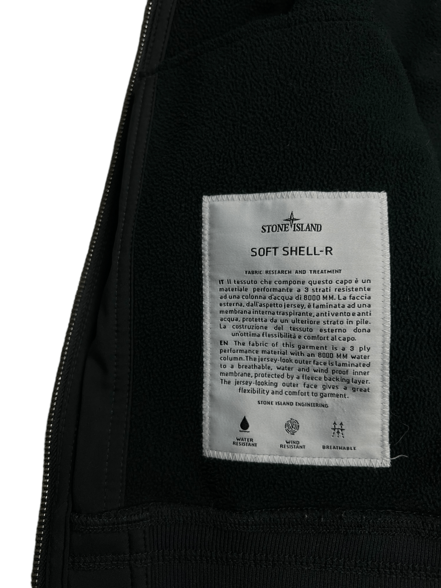 VESTE STONE ISLAND SOFT SHELL - R - NB08 SHOP