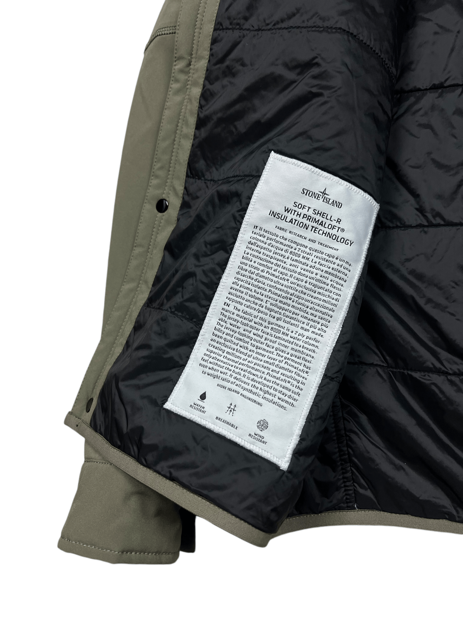 VESTE STONE ISLAND SOFT SHELL - R WITH PRIMALOFT INSULATION TECHNOLOGY - NB08 SHOP