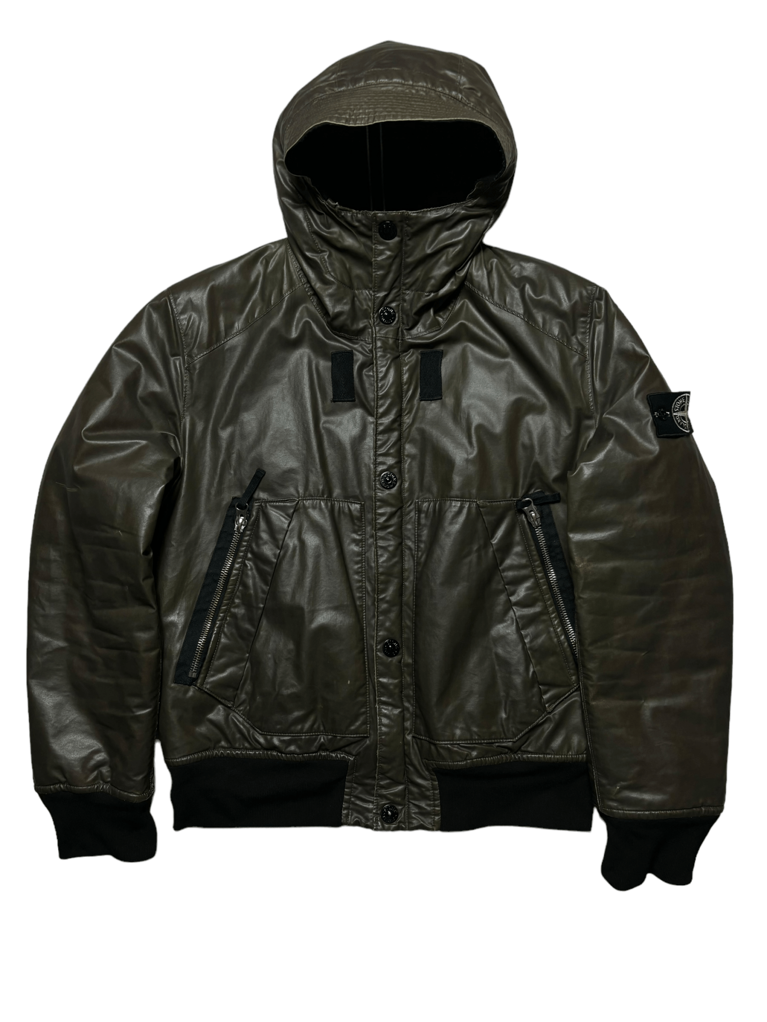 VESTE STONE ISLAND WAXED ICE 2 - NB08 SHOP