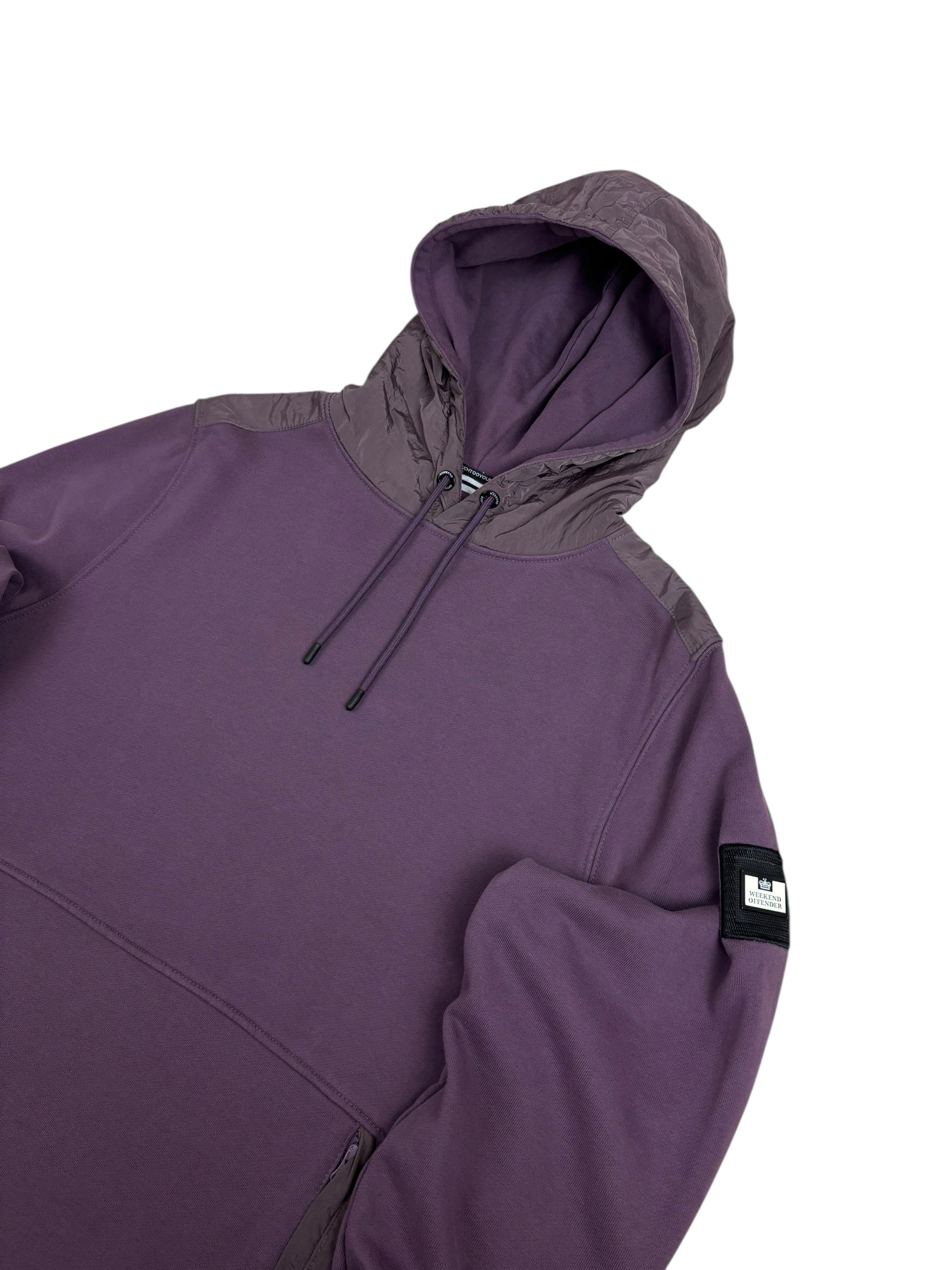 Hoodie Weekend Offender mauve taille S - Vue de dos