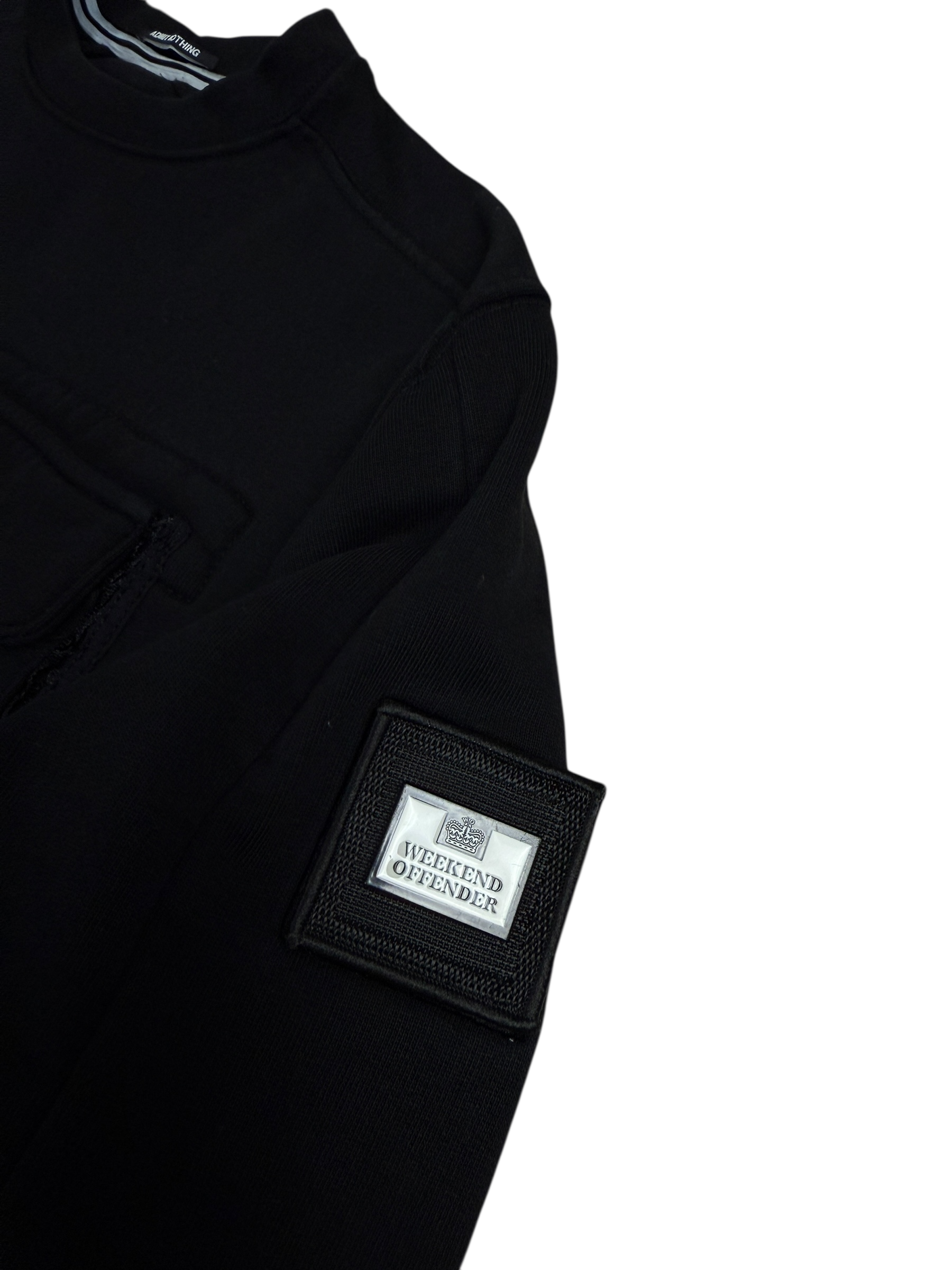 Sweat Weekend Offender noir taille S - Vue de dos