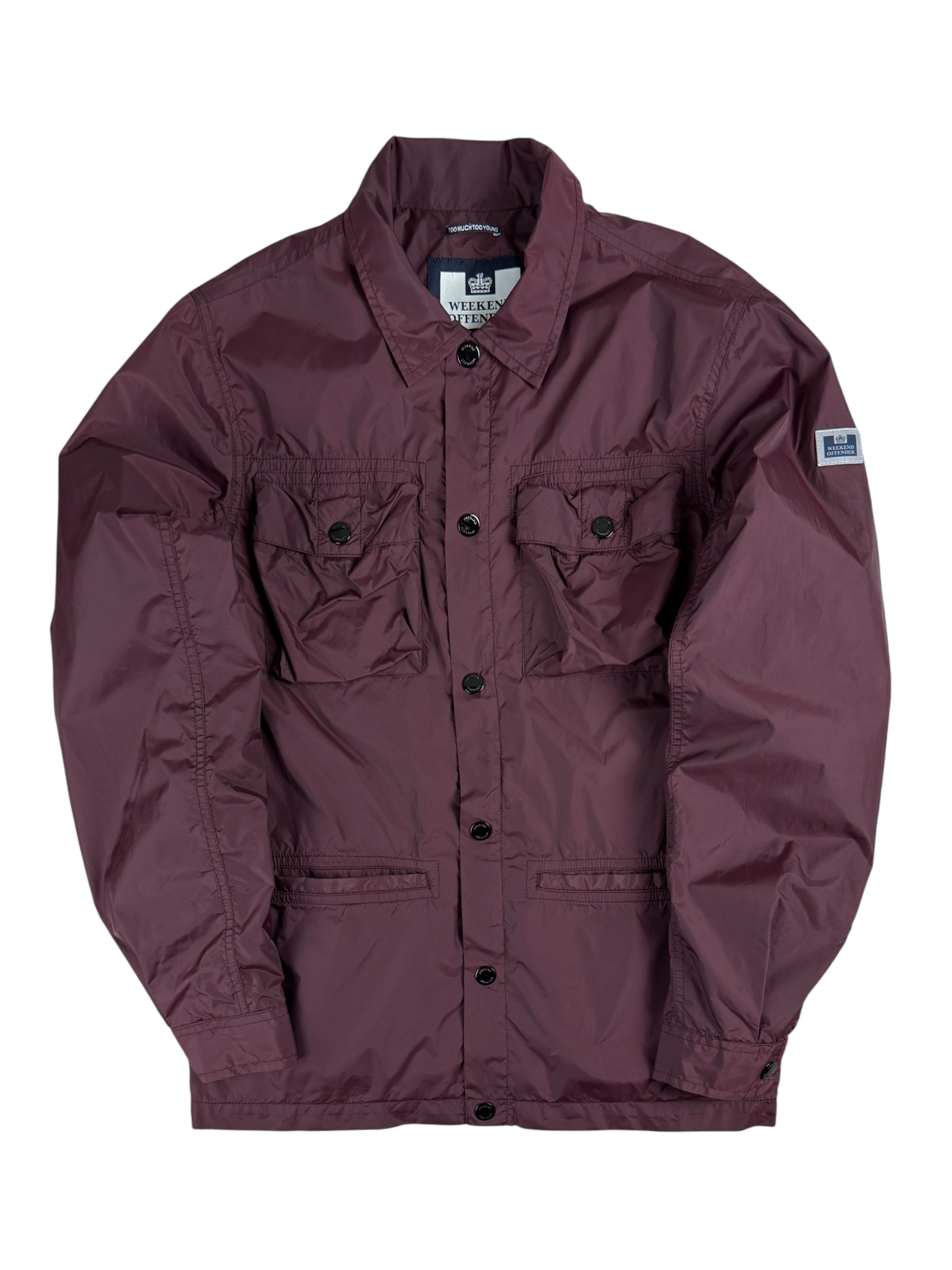 Veste Weekend Offender bordeaux taille S - Vue de face