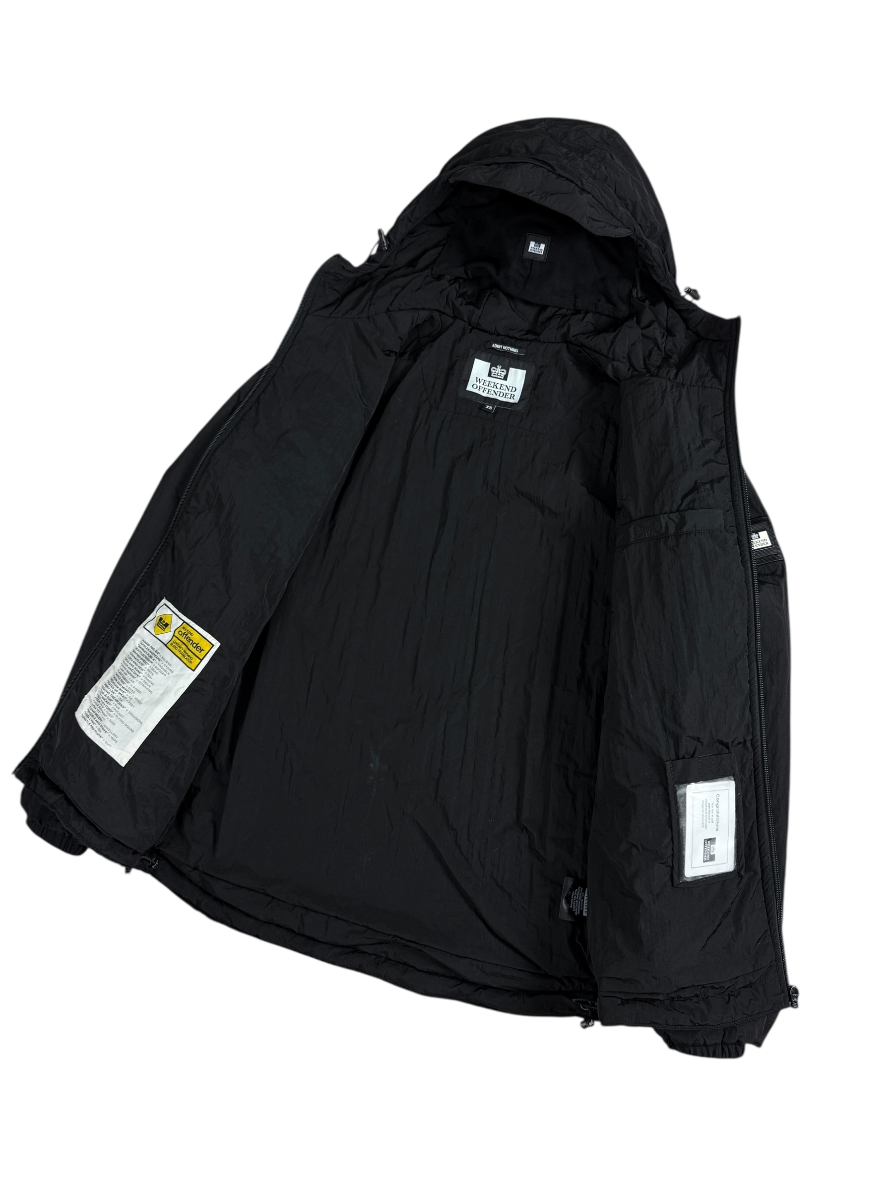 Veste Weekend Offender noir taille XS - Vue de dos