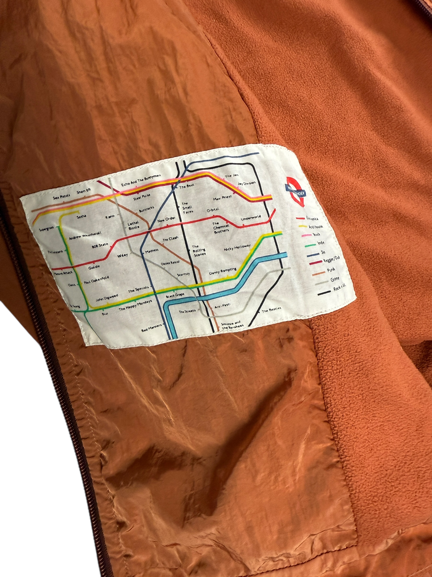 Veste Weekend Offender orange taille XS - Vue côté