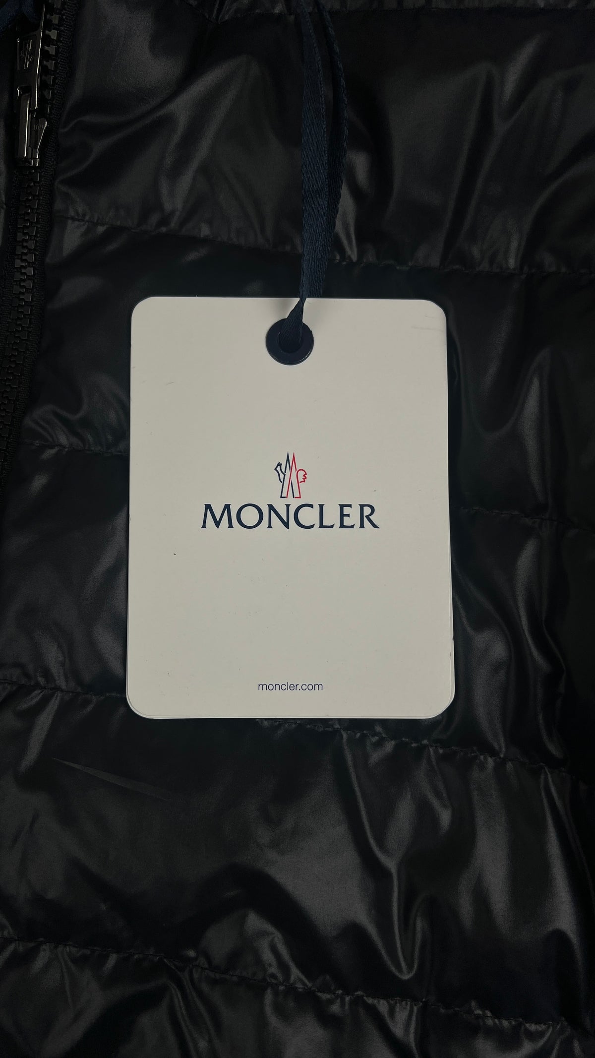 Cardigan Doudoune Moncler Réversible, Noir, Taille L, Neuf — photographie complémentaire 6