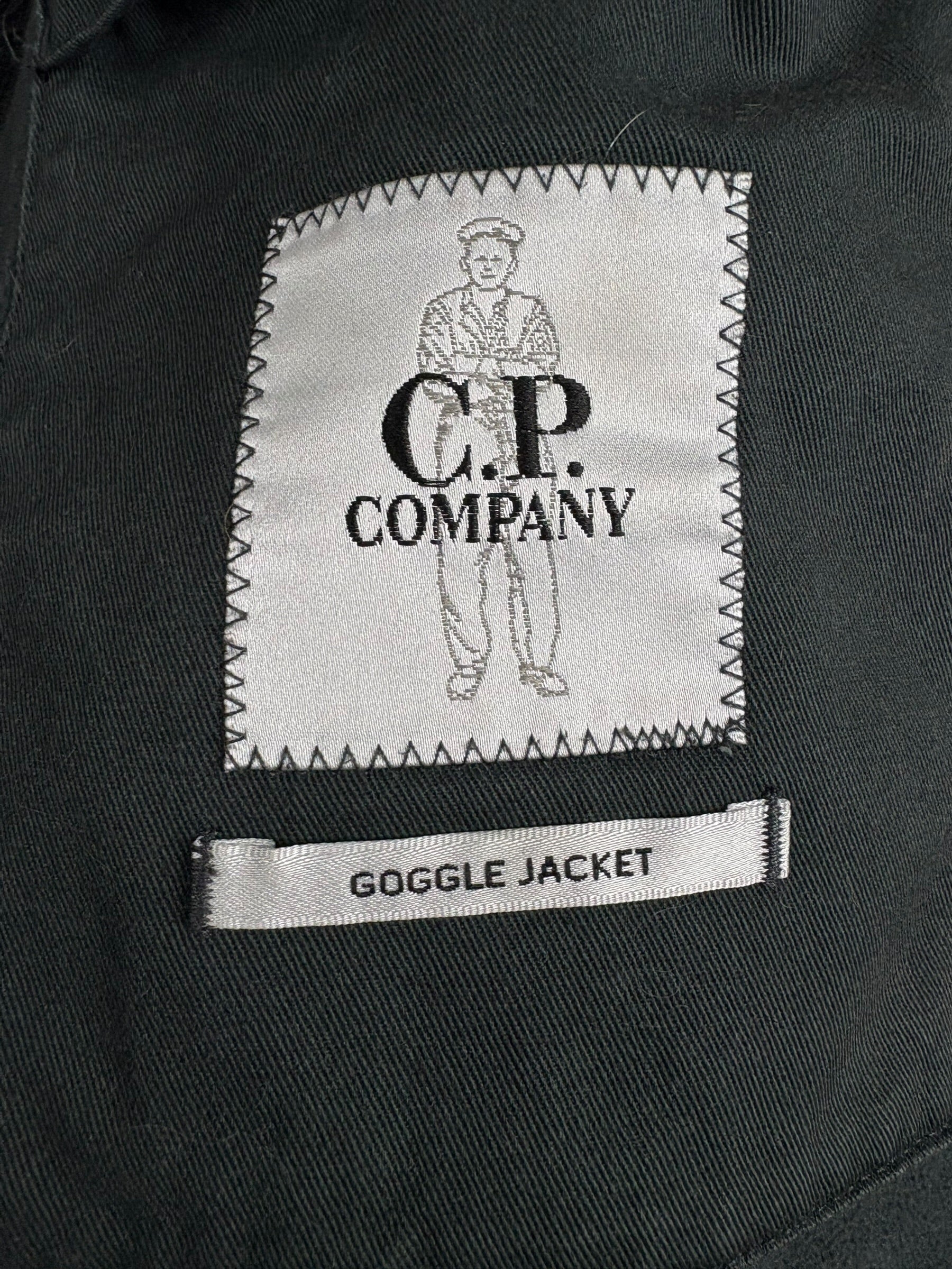 VESTE C.P COMPANY SHELL GOGGLE JACKET - NOIR - TAILLE 48