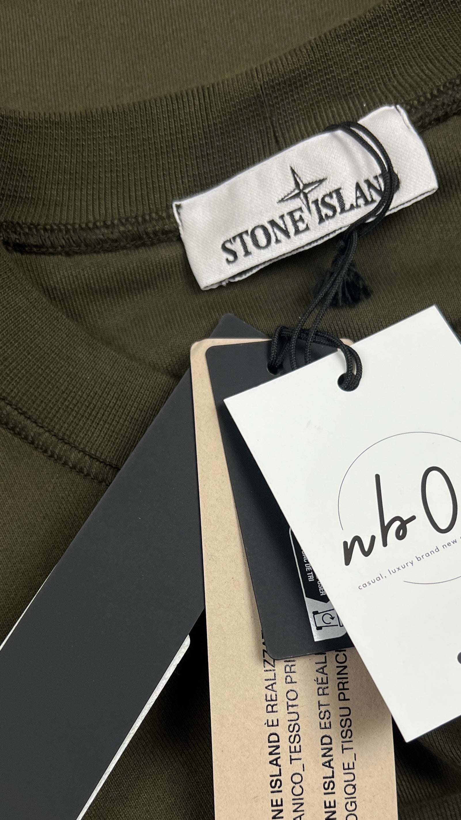 Sweat-shirt Crewneck Stone Island - Kaki - Taille L - Neuf