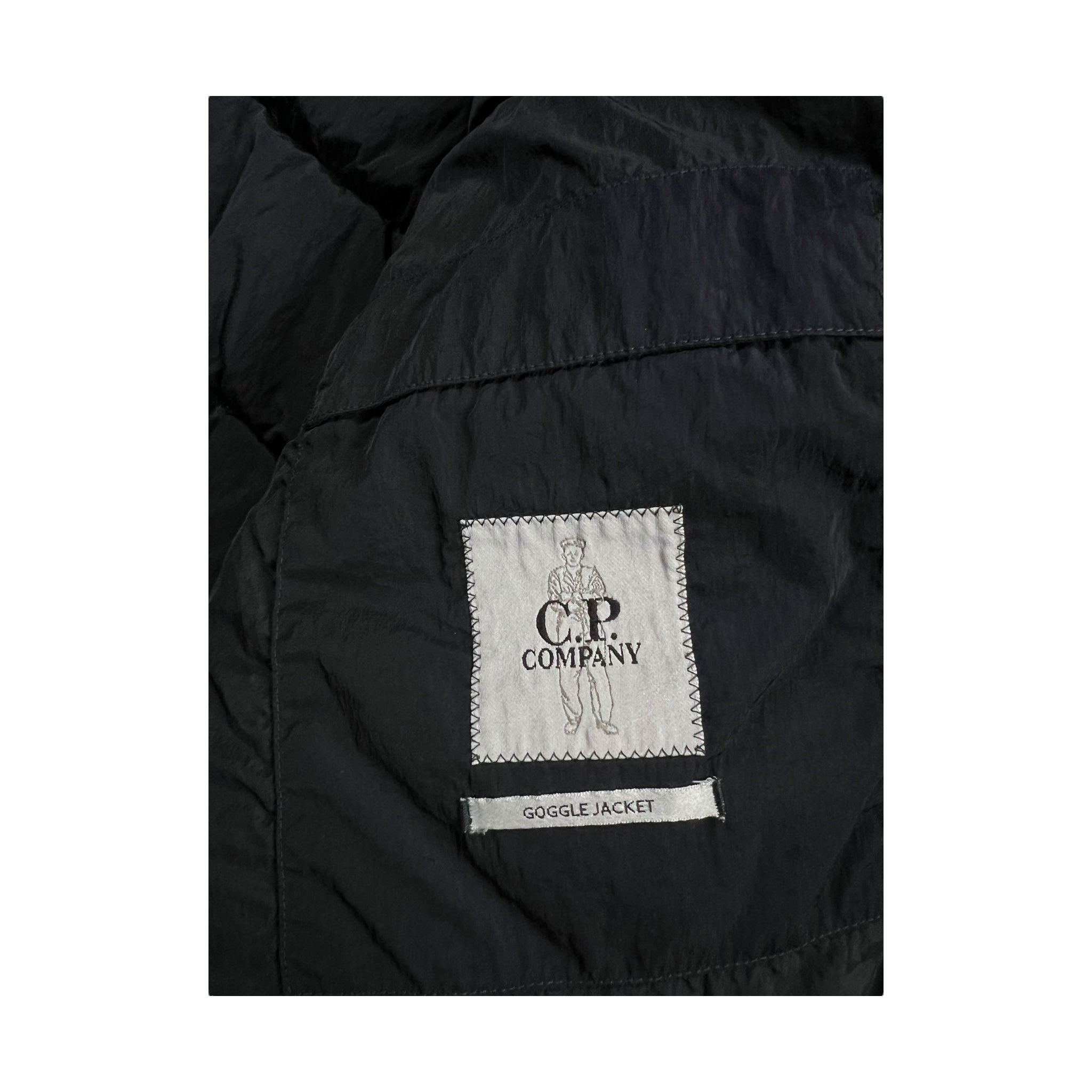 DOUDOUNE À CAPUCHE C.P COMPANY GOGGLE JACKET GARMENT DYEING DOWN JACKET - NB08