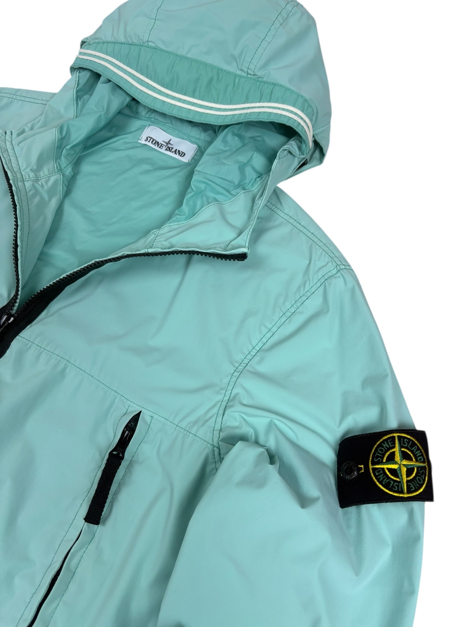 VESTE STONE ISLAND SKIN TOUCH NYLON-TC - TURQUOISE - TAILLE S