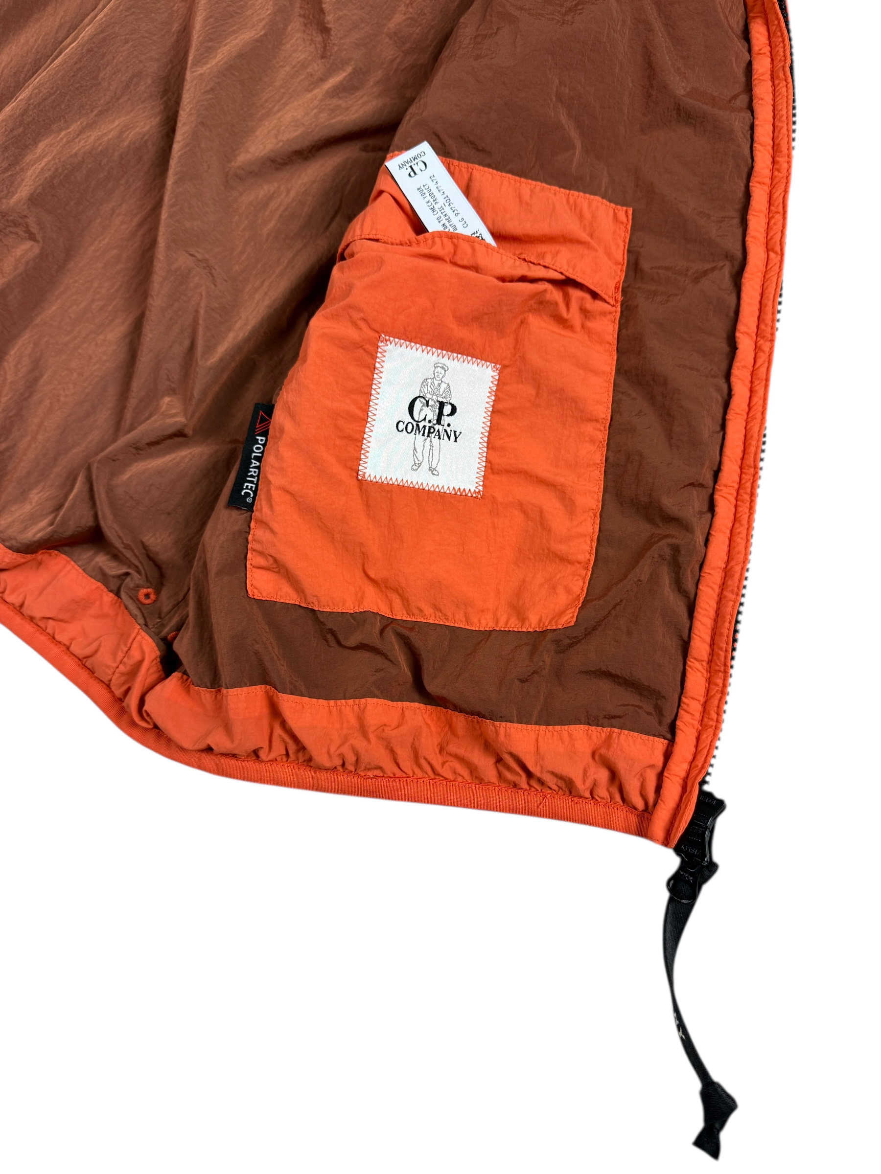 GILET C.P COMPANY G.D.P POLARTEC ORANGE - TAILLE M