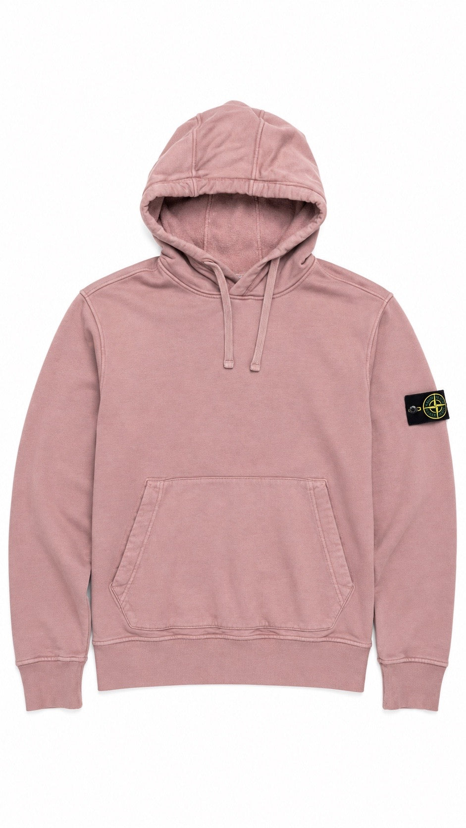 Hoodie Sweat-shirt Stone Island - Rose - Taille L