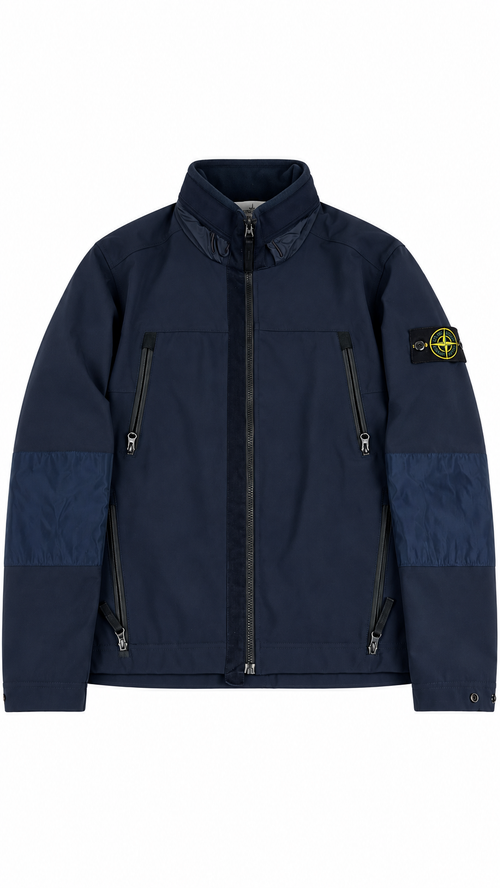 Veste Stone Island Soft Shell-R - Marine - Taille M