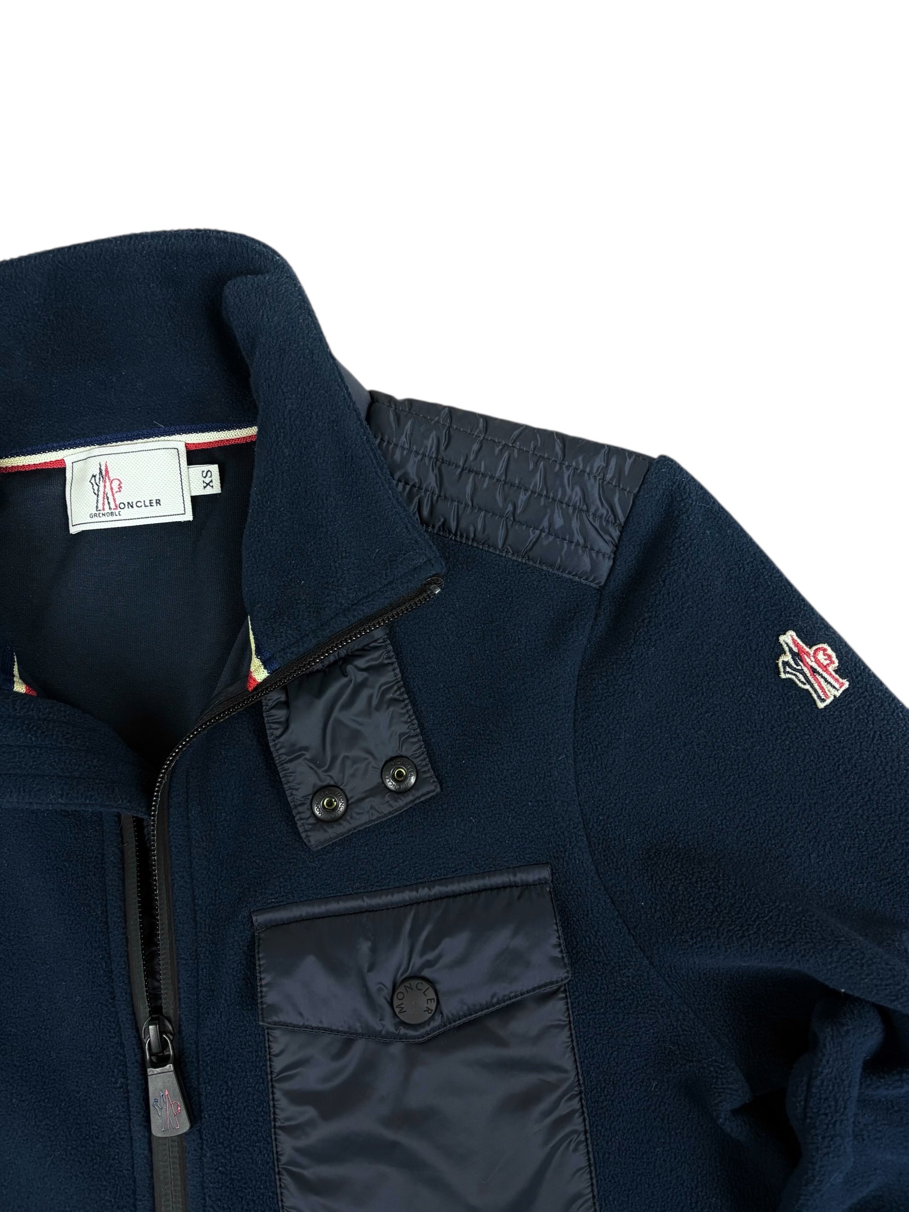 CARDIGAN MONCLER GRENOBLE - MARINE - TAILLE XS