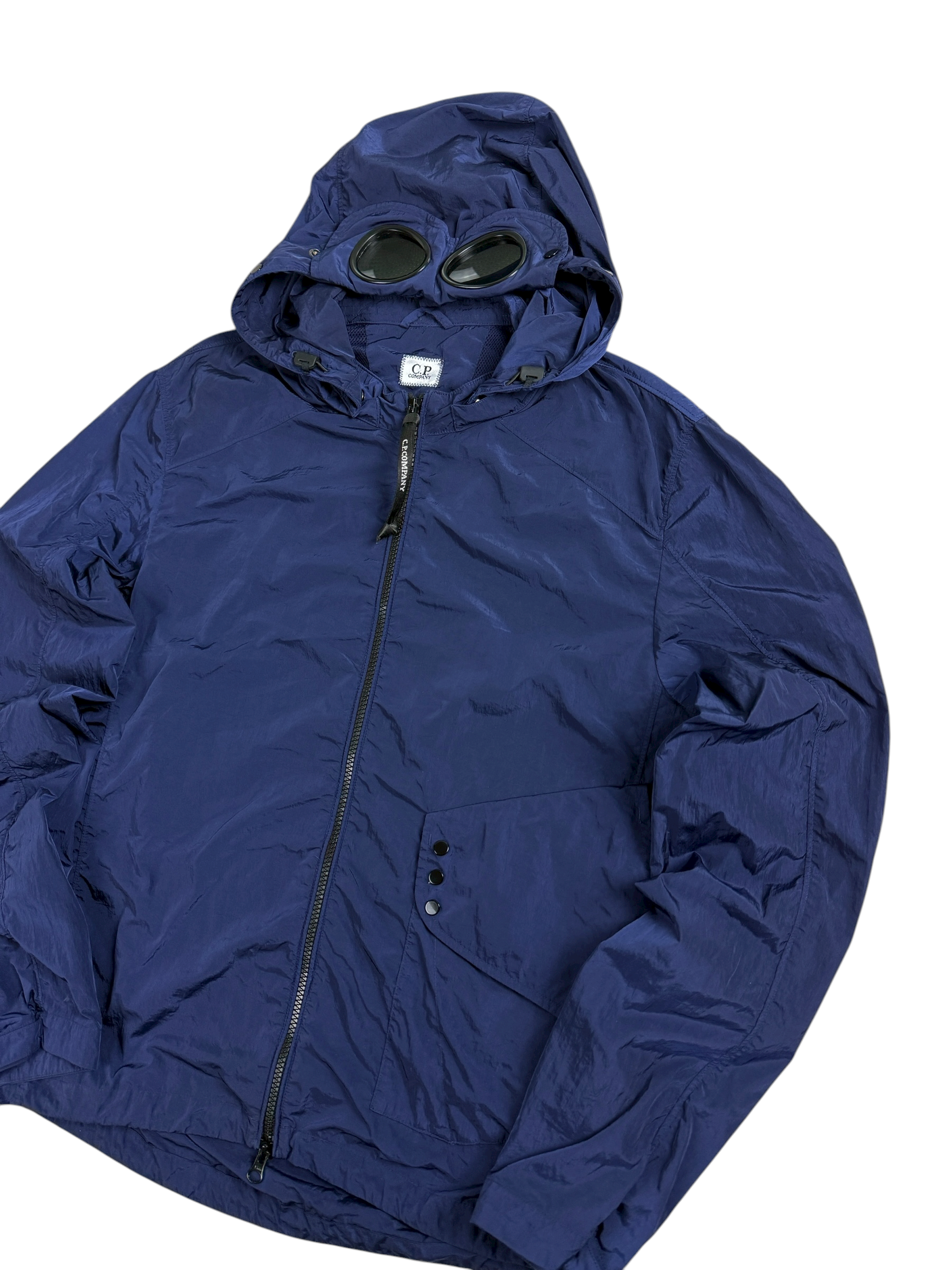 VESTE C.P COMPANY GOOGLE JACKET CHROME - MARINE - TAILLE L