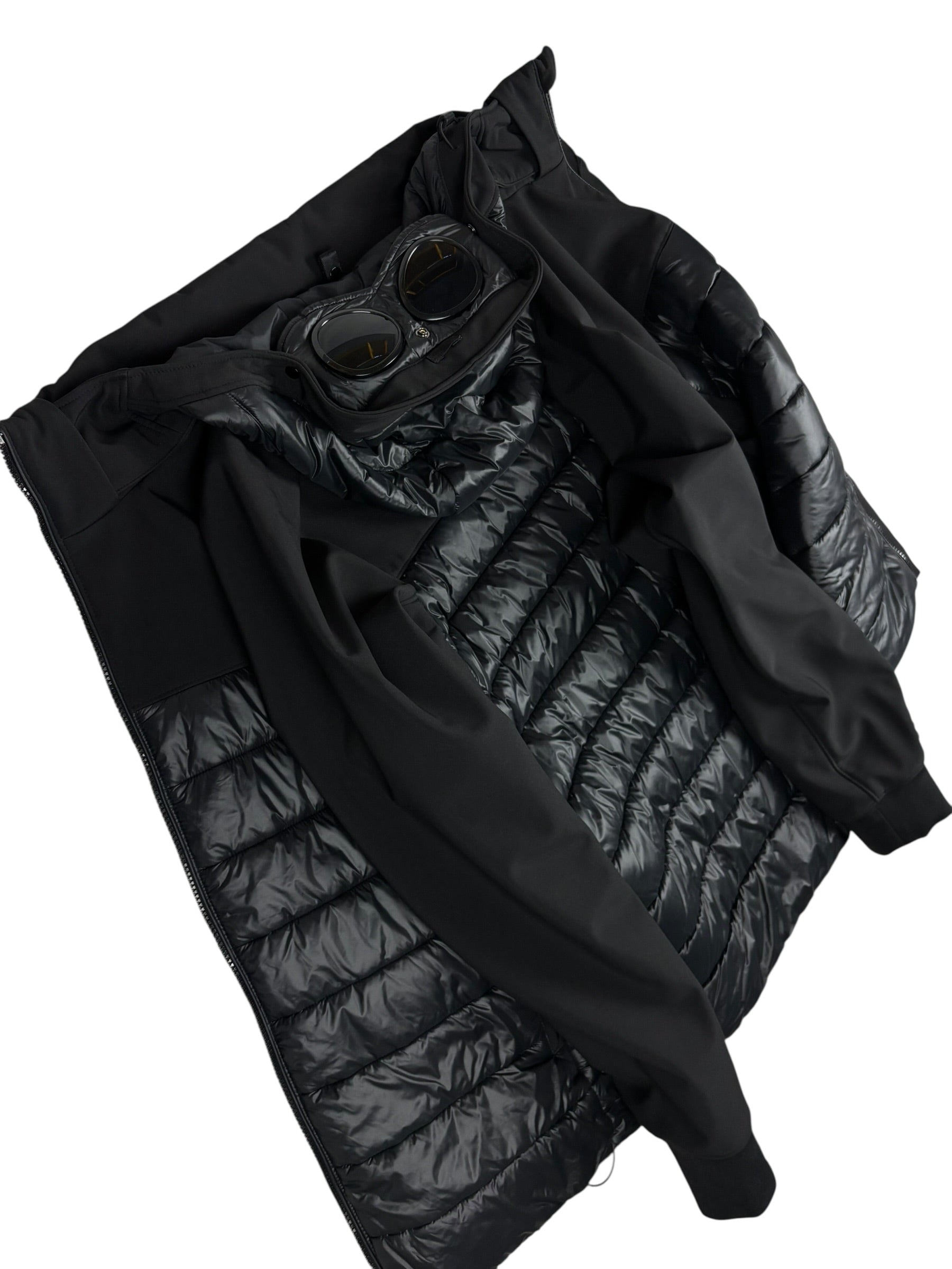 VESTE C.P COMPANY SHELL GOGGLE JACKET - NOIR - TAILLE 54