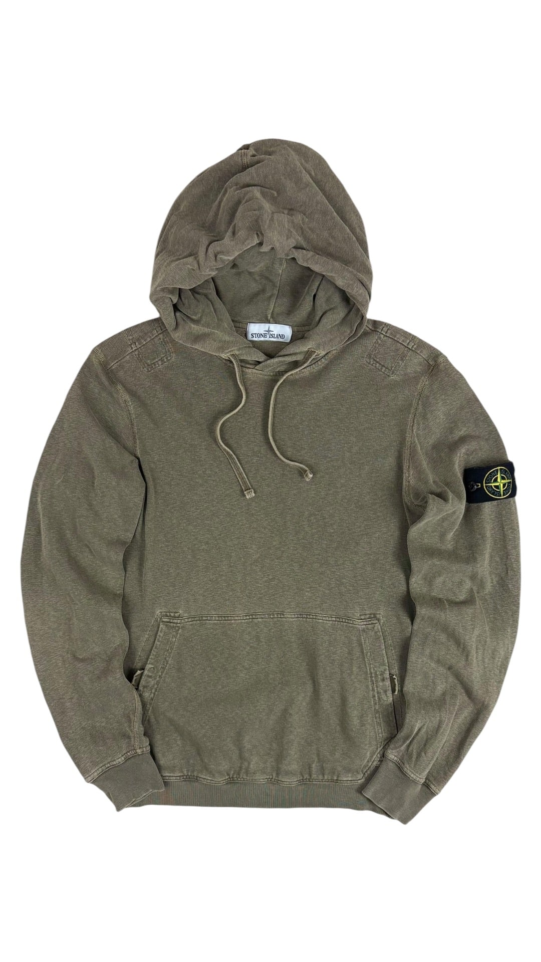 HOODIE SWEAT-SHIRT STONE ISLAND - KAKI - TAILLE M