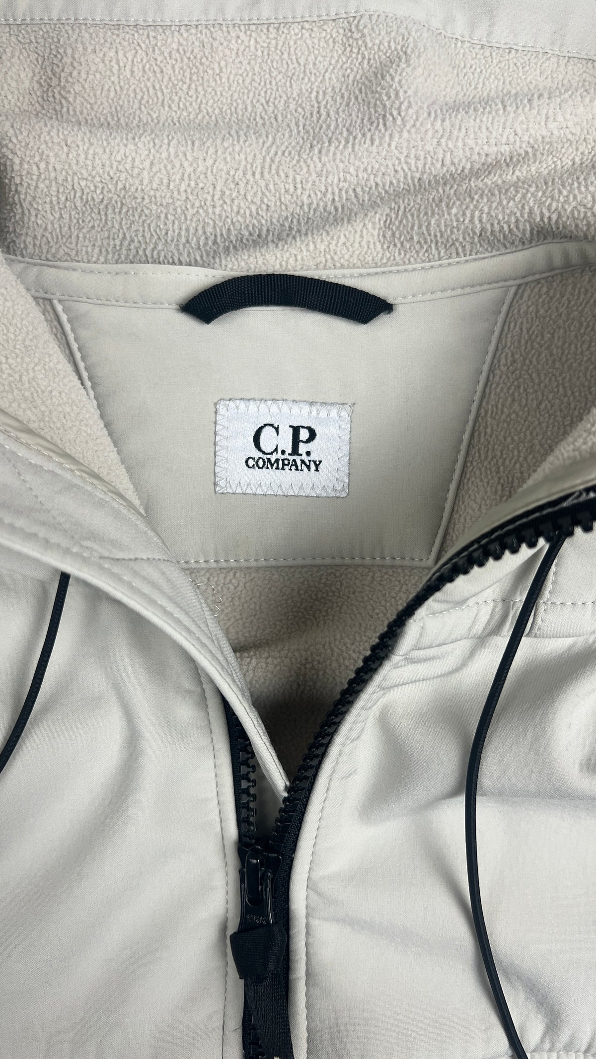 Veste C.P Company Shell-R Goggle Jacket, Crème, Taille 54 — photographie complémentaire 3