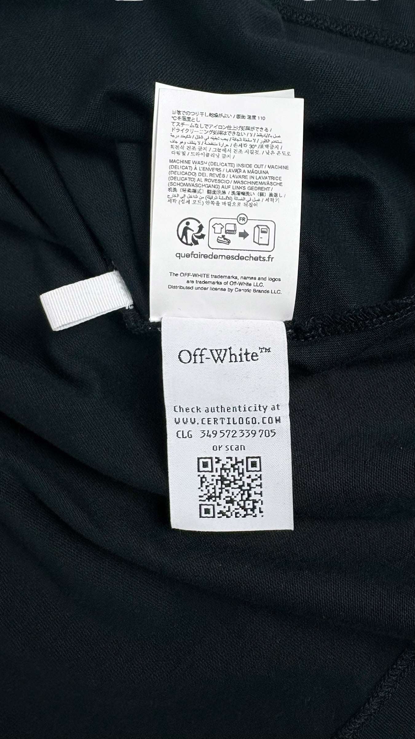 Tee-shirt Off-White - Noir - Taille L - Neuf
