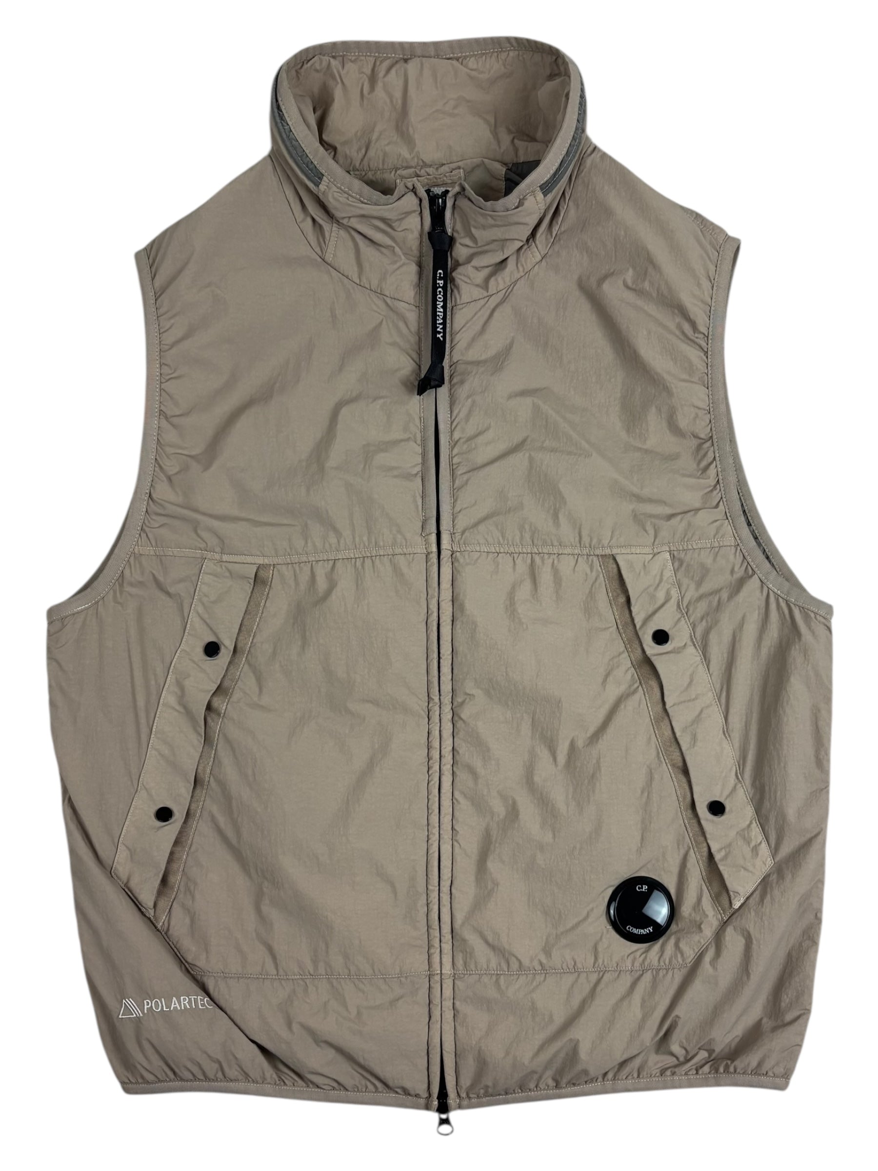 GILET C.P COMPANY G.D.P. POLARTEC - CRÈME - TAILLE 48