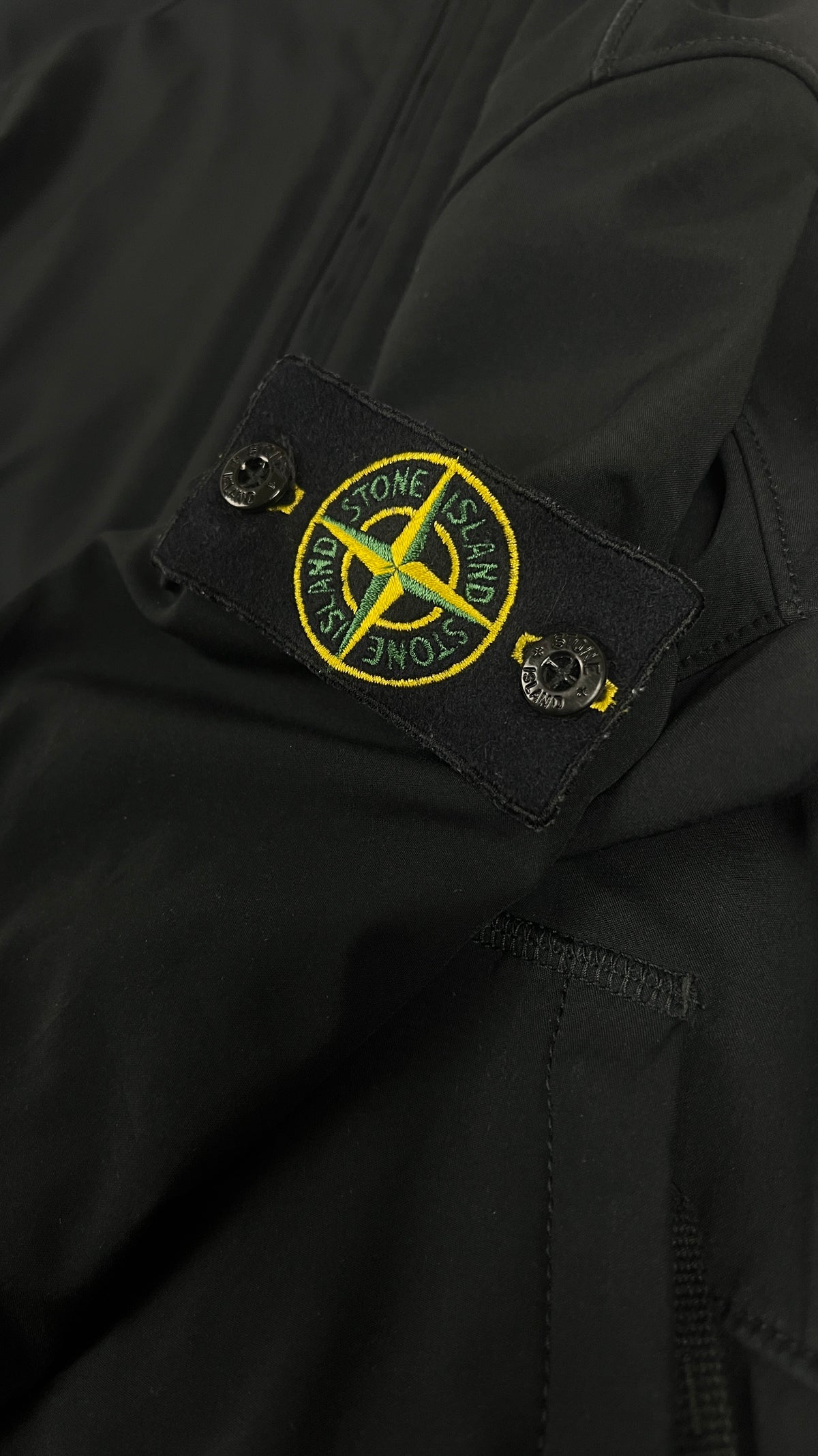 Veste à Capuche Stone Island Light Soft Shell-R, Noir, Taille S — photographie complémentaire 3