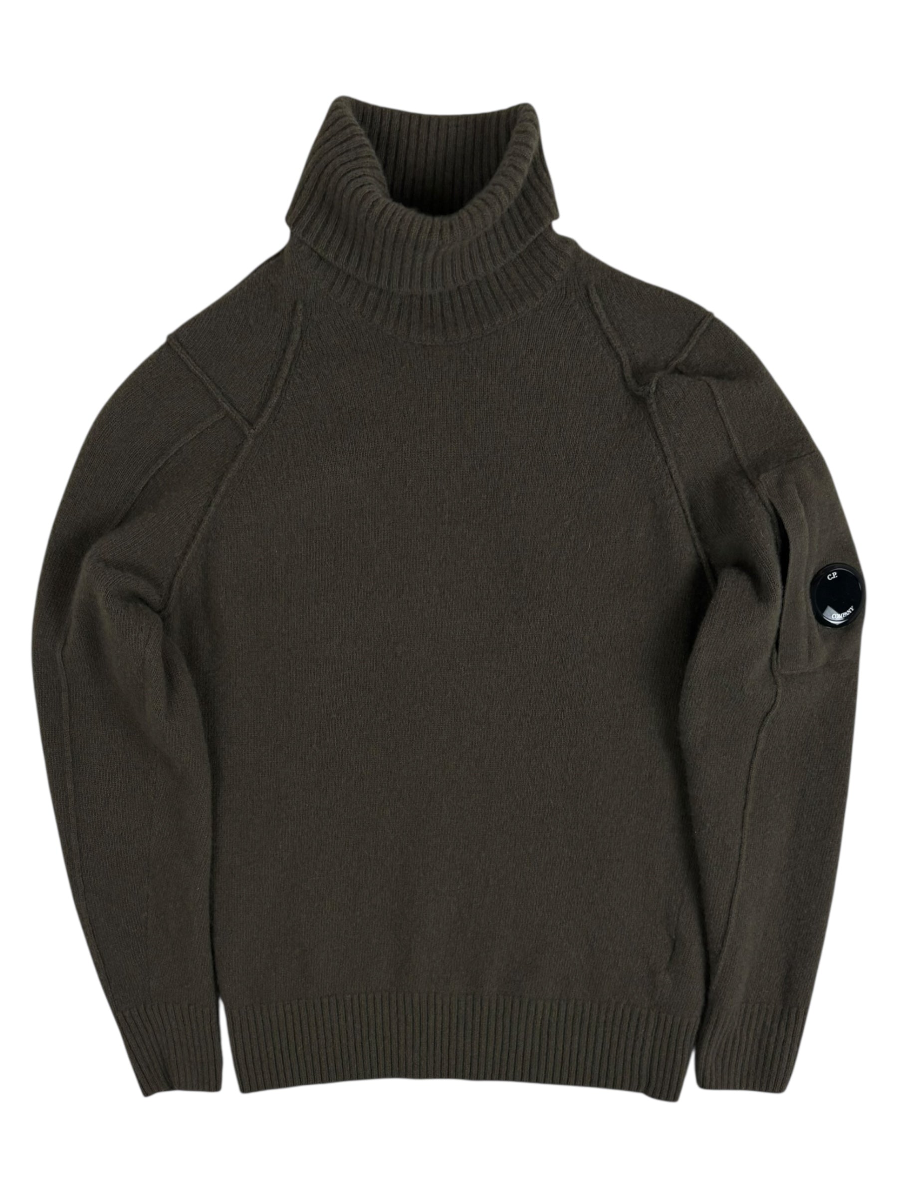 PULL COL ROULÉ C.P COMPANY - KAKI - TAILLE 46