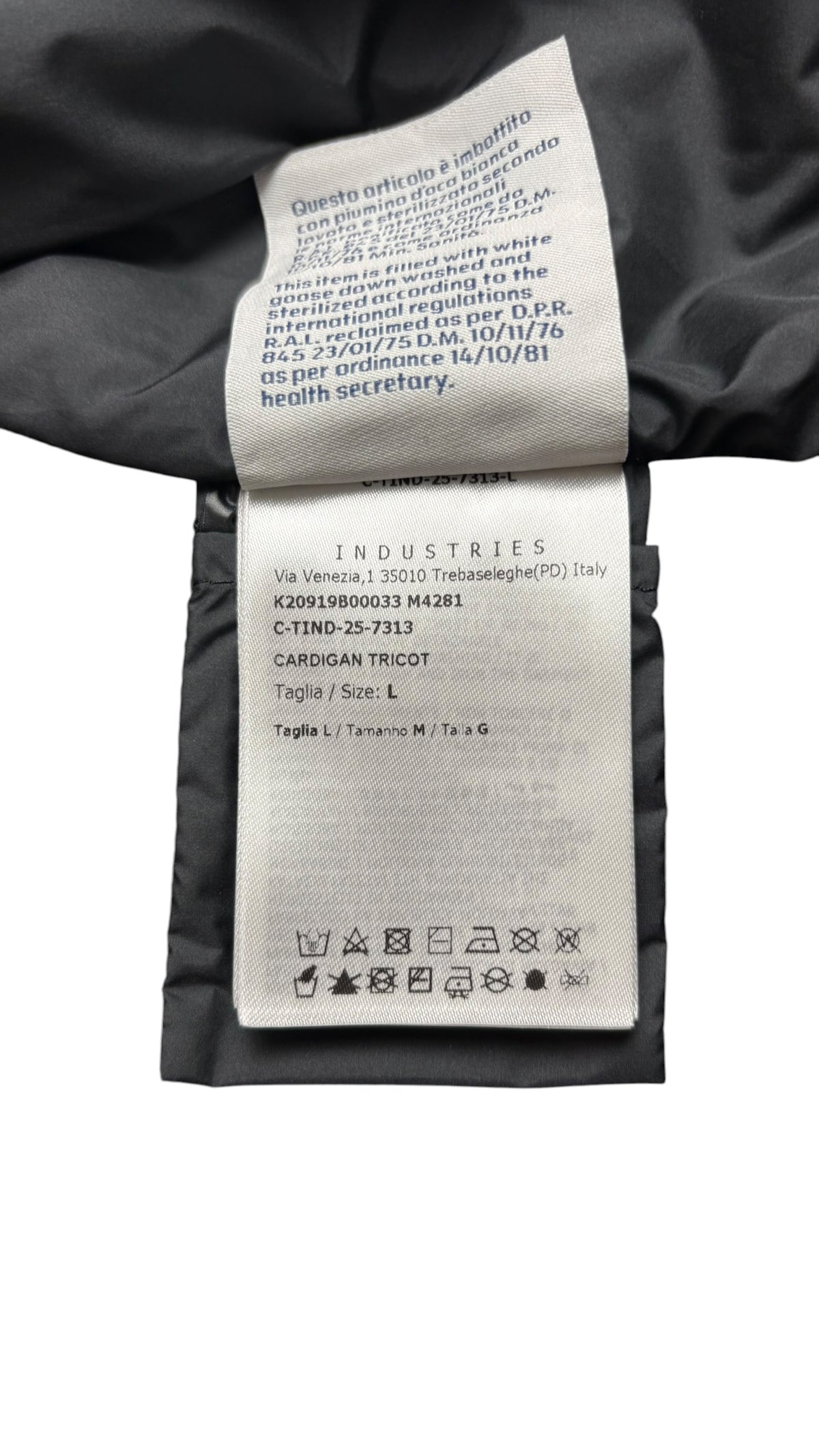 Cardigan Moncler - Noir - Taille L - Neuf