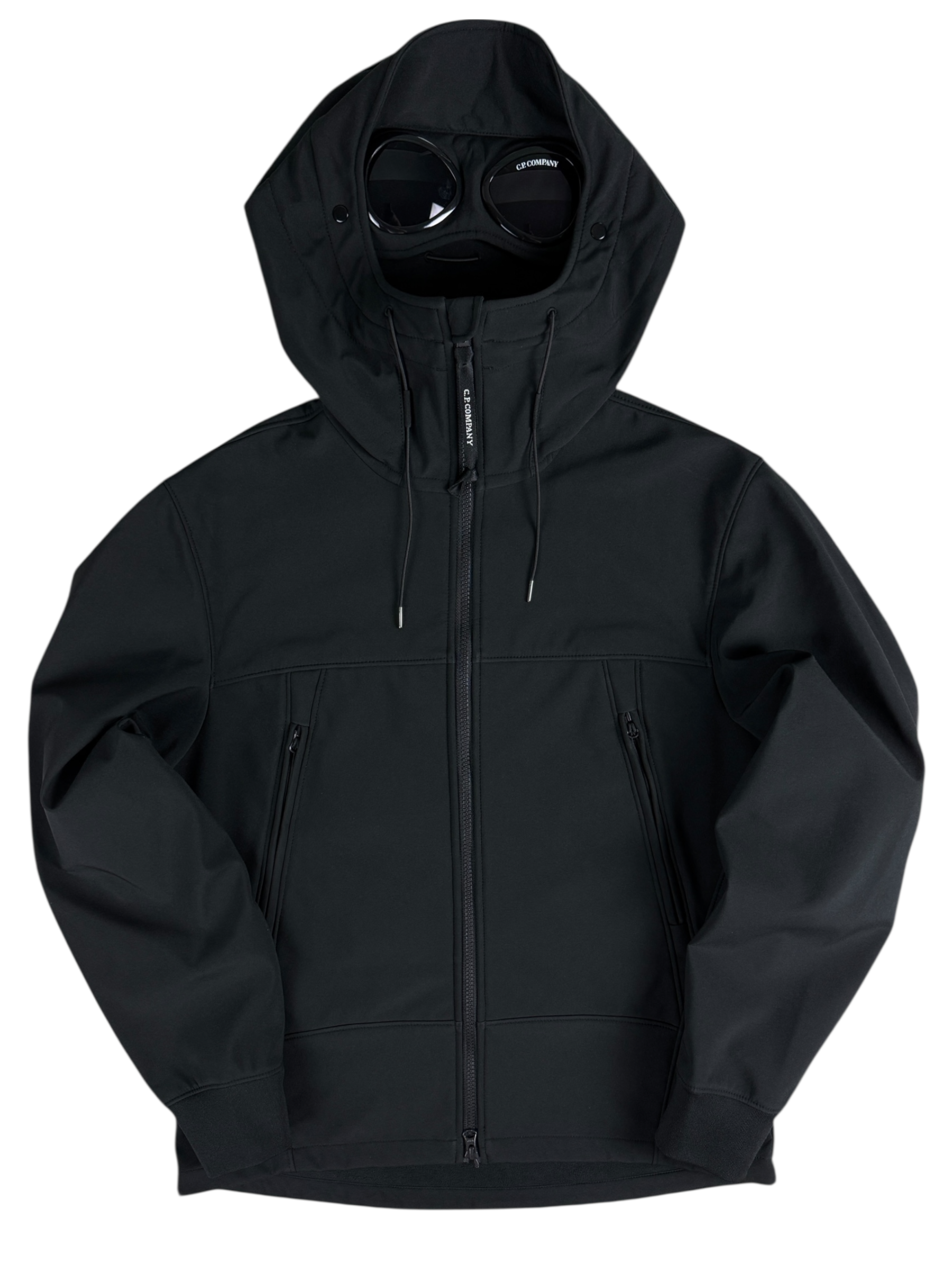 VESTE C.P COMPANY SHELL-R GOGGLE JACKET - NOIR - NEUF