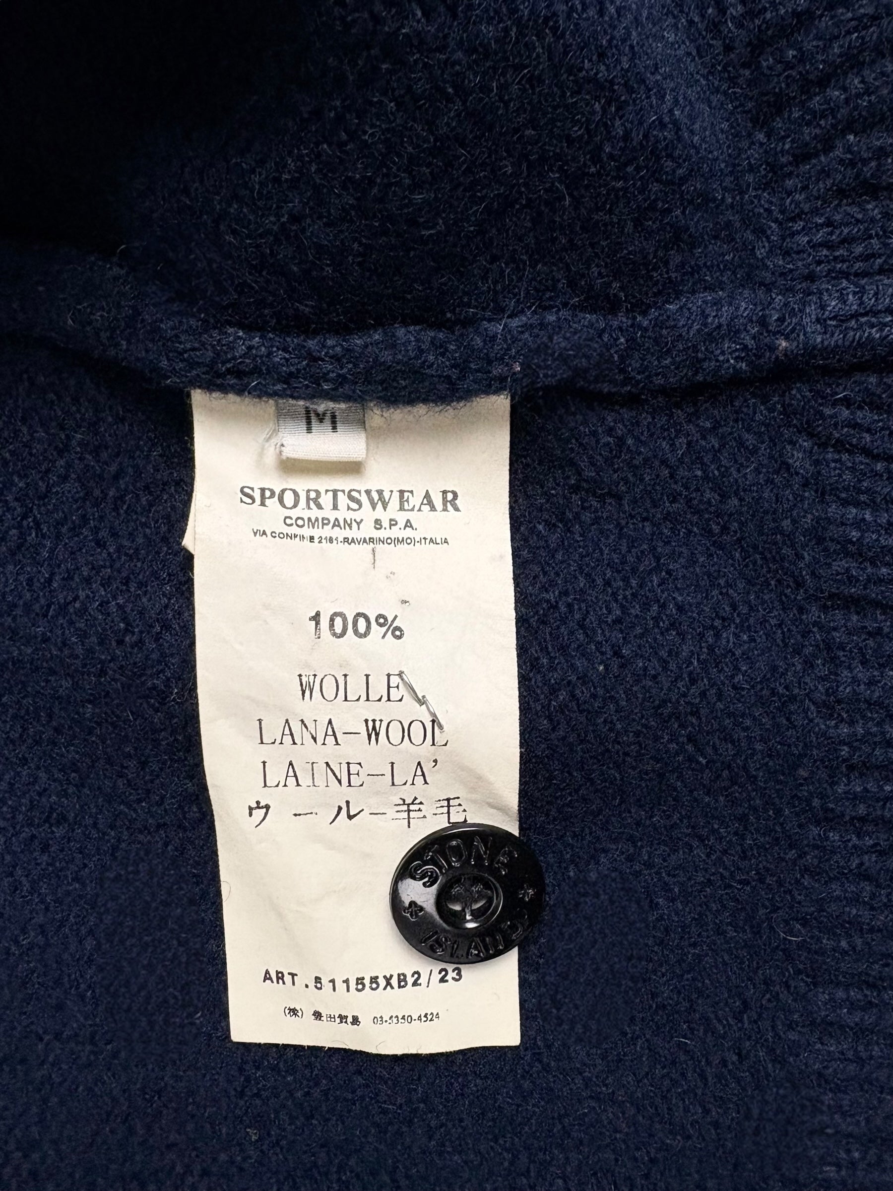 GILET STONE ISLAND VINTAGE - MARINE - TAILLE M