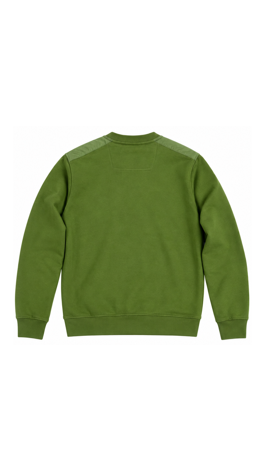 Sweat-shirt Crewneck Weekend Offender à Empiècements Nylon, Vert, Taille M — autre vue du produit