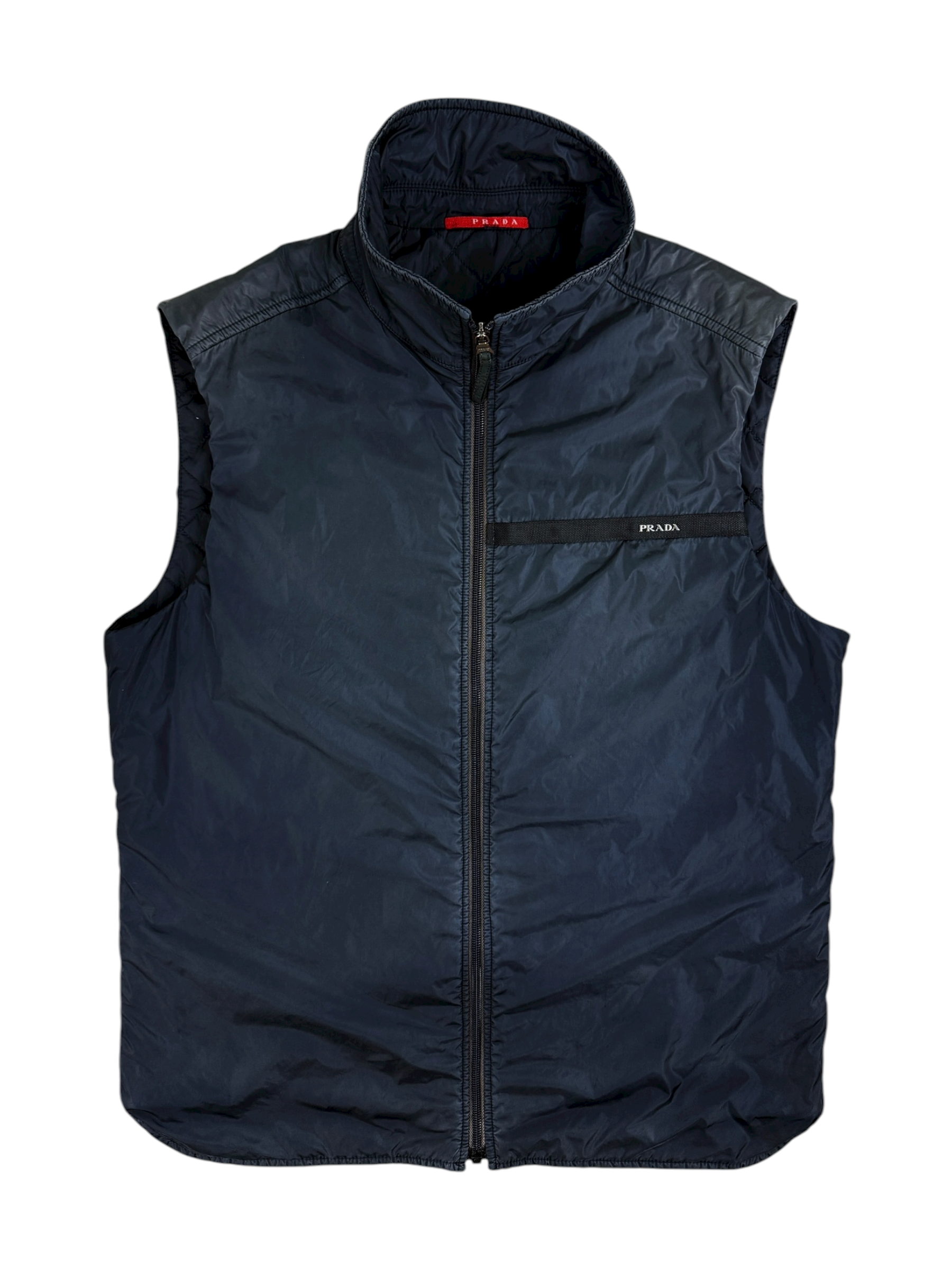 GILET PRADA VINTAGE -  MARINE - TAILLE L