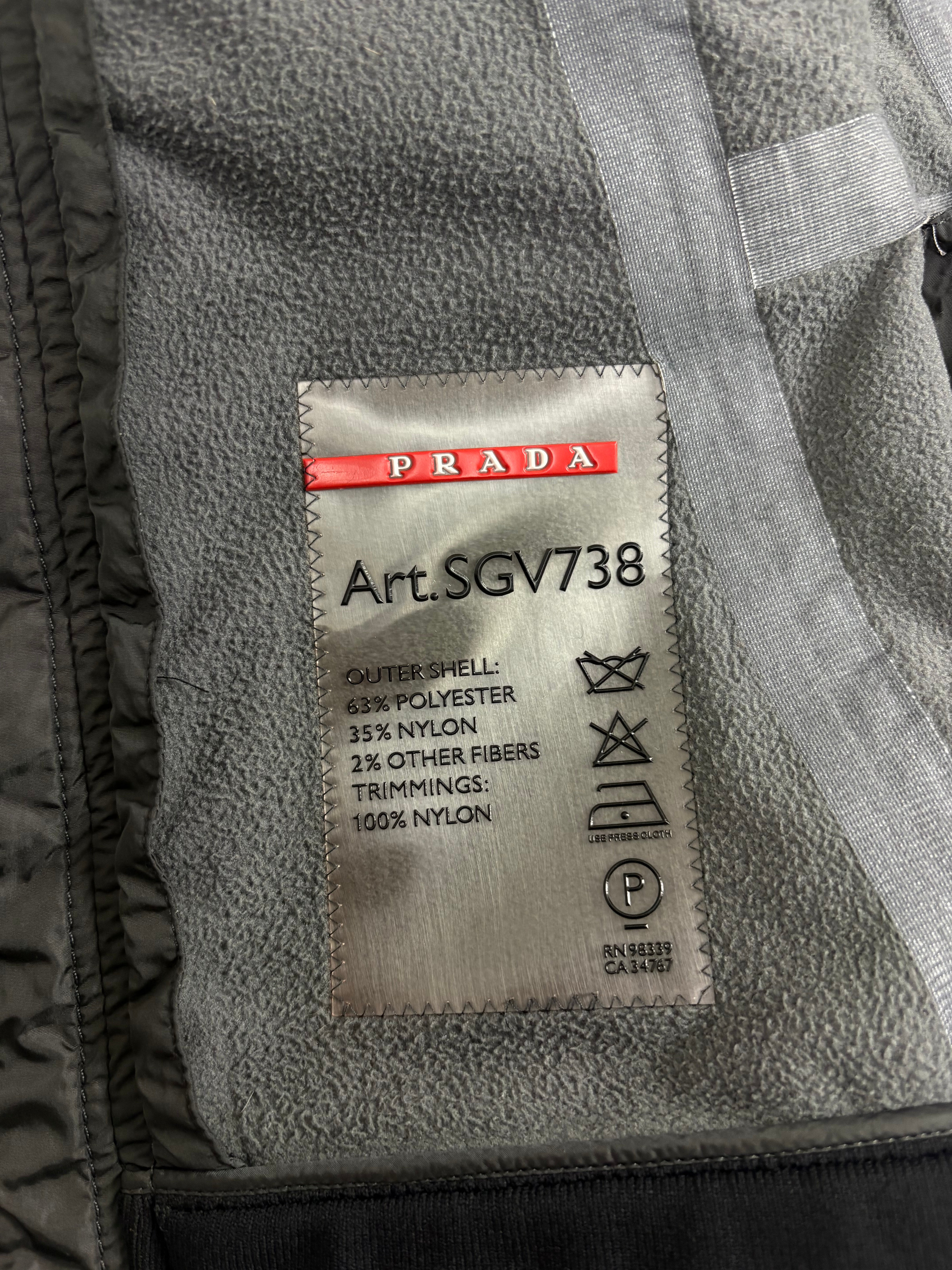 VESTE PRADA GORE-TEX - NOIR - TAILLE 48